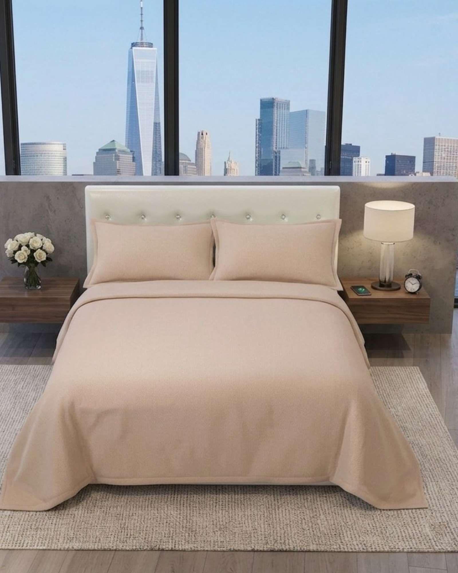 Juego de Sábanas De Polar Térmicas Invierno Superking A2-0