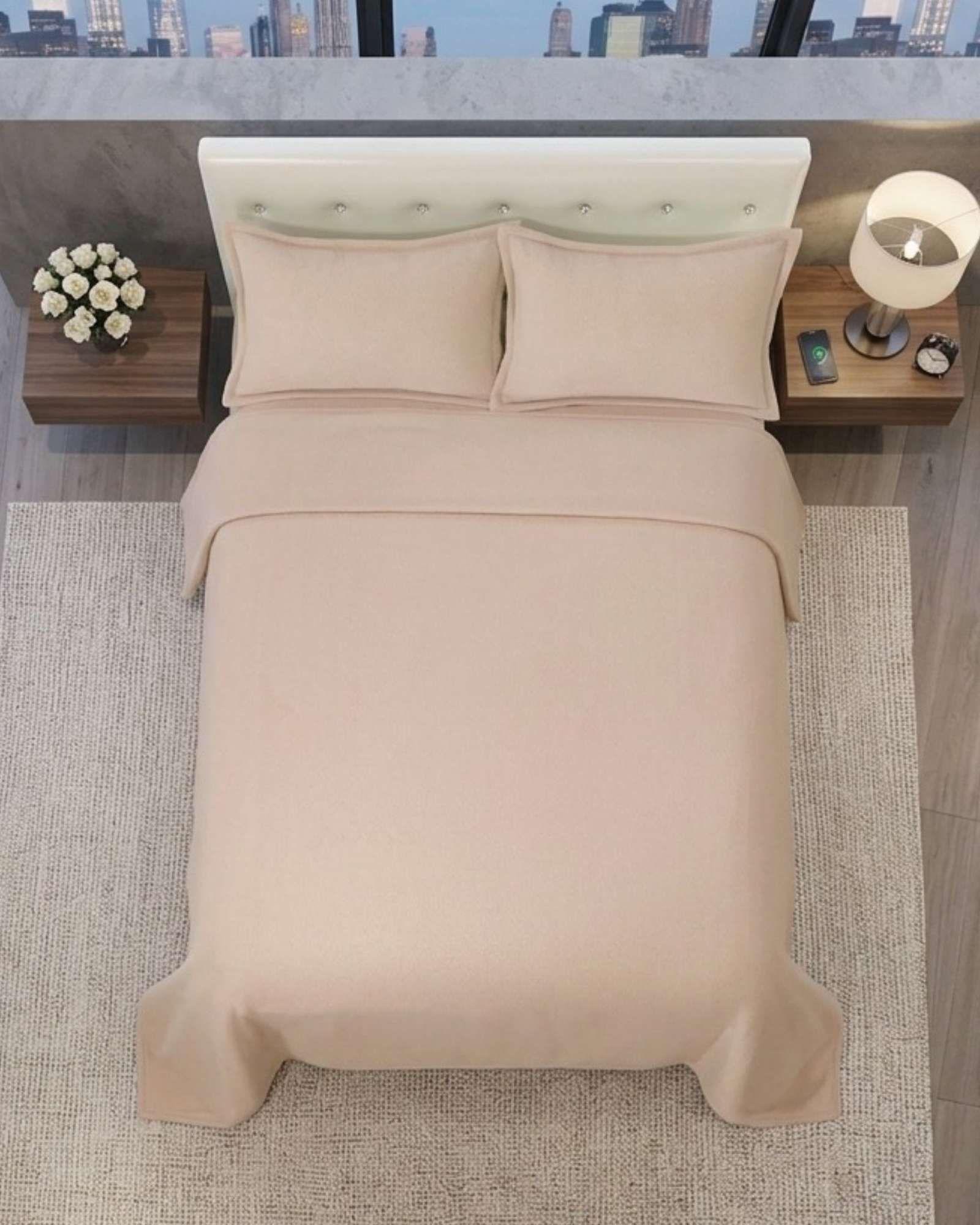 Juego de Sábanas De Polar Térmicas Invierno Superking A2-1