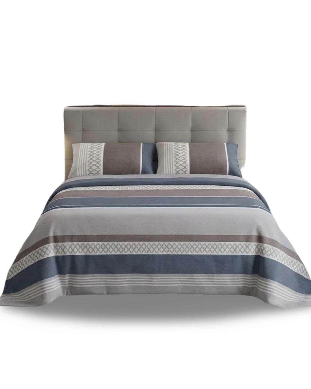 Juego de Sábanas De Polar Térmicas Invierno 2 plaza Diseño Moderno A7-4