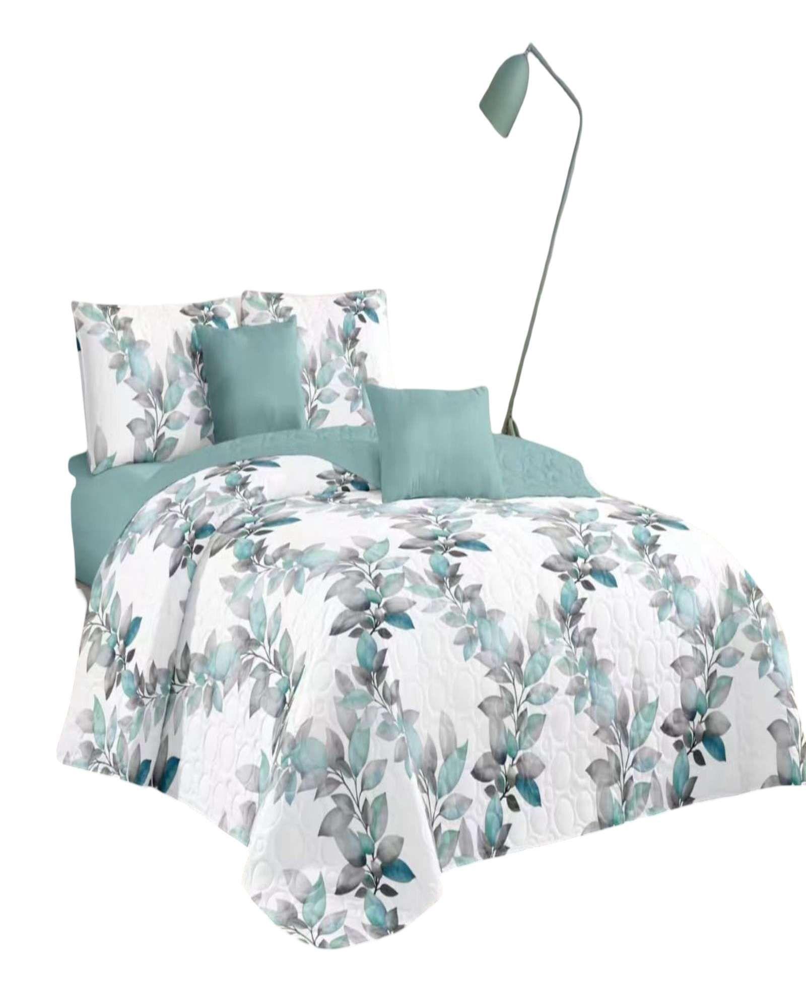 CUBRECAMA QUILT PRIMAVERA VERANO KING  V6-0