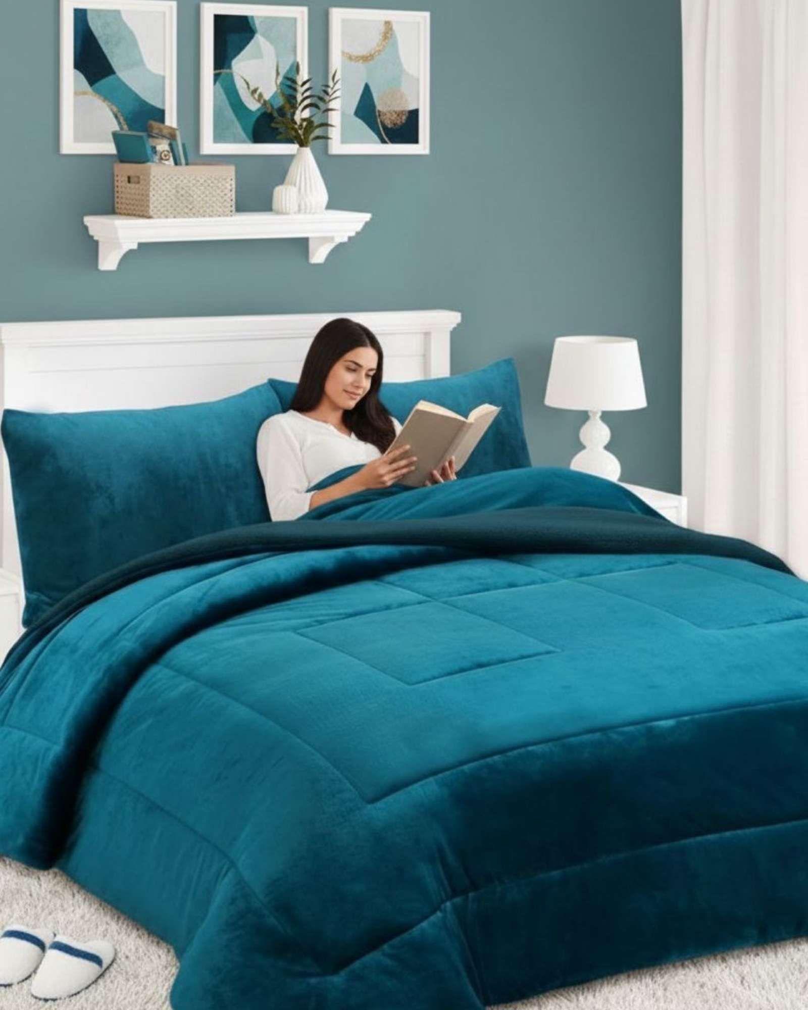 Cubrecama Invierno Chiporro plaza y Media Premium A18-3