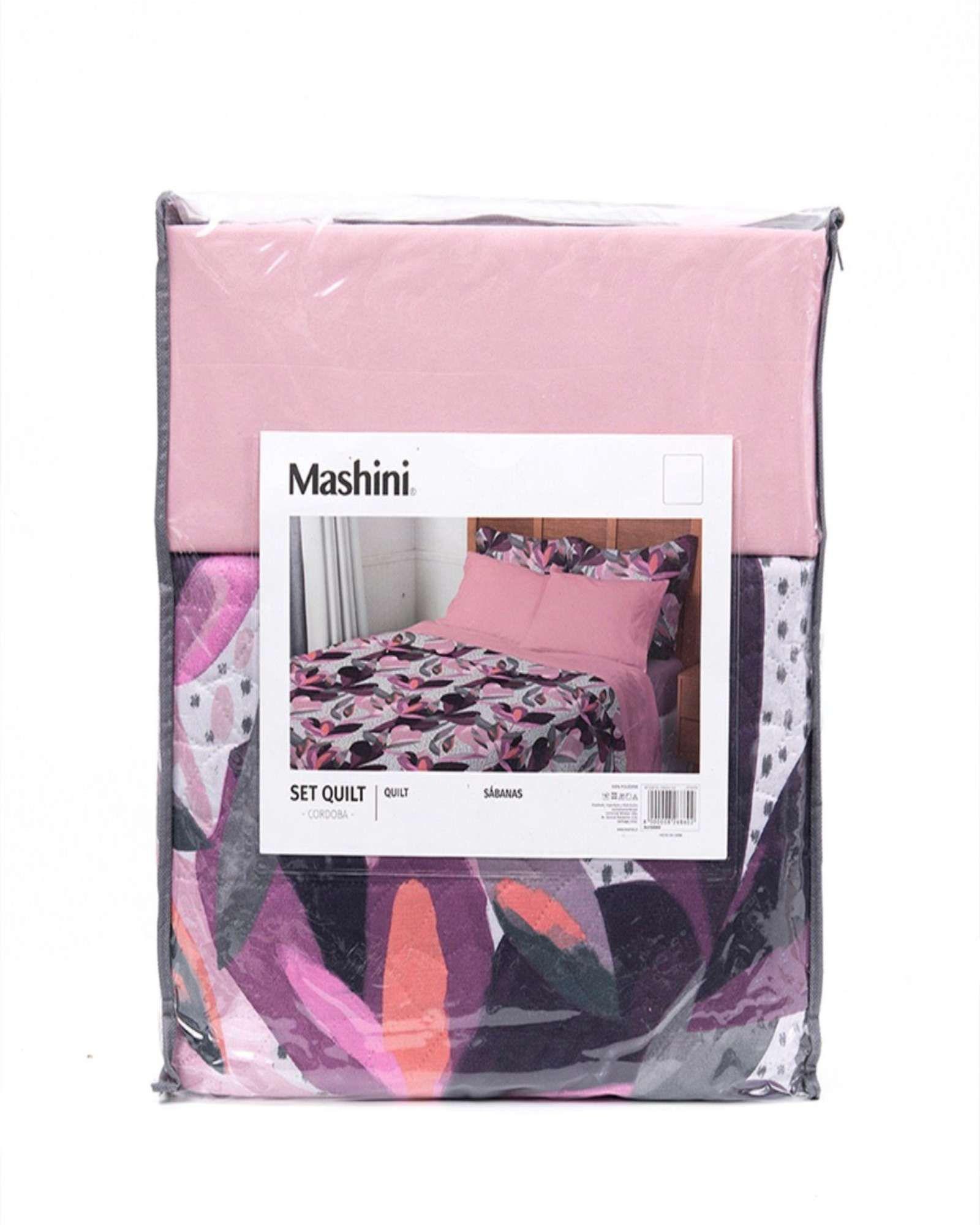 Quilt Cubrecama 2 plazas Con Sabanas mas 2 DE ALMOHADA DE REGALO B123-3