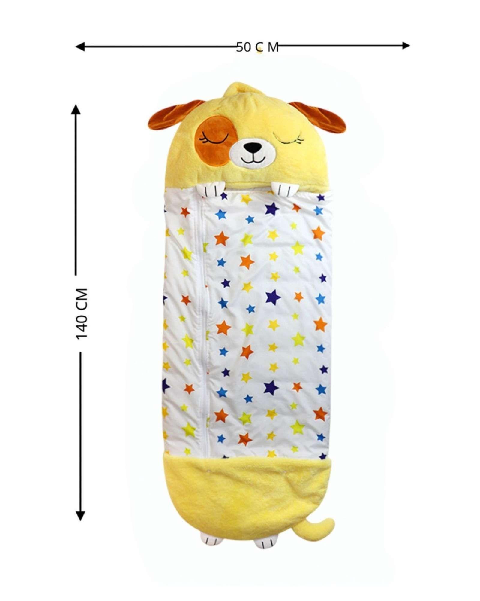 SACO PARA DORMIR PARA NIÑO O NIÑA PERRO AMARILLO-4