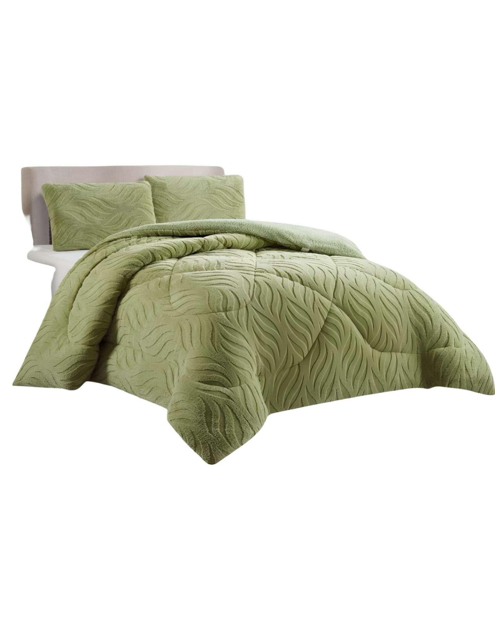 Cobertor Invierno 2 Plazas Elegante Térmico con Chiporro Premium 01-3