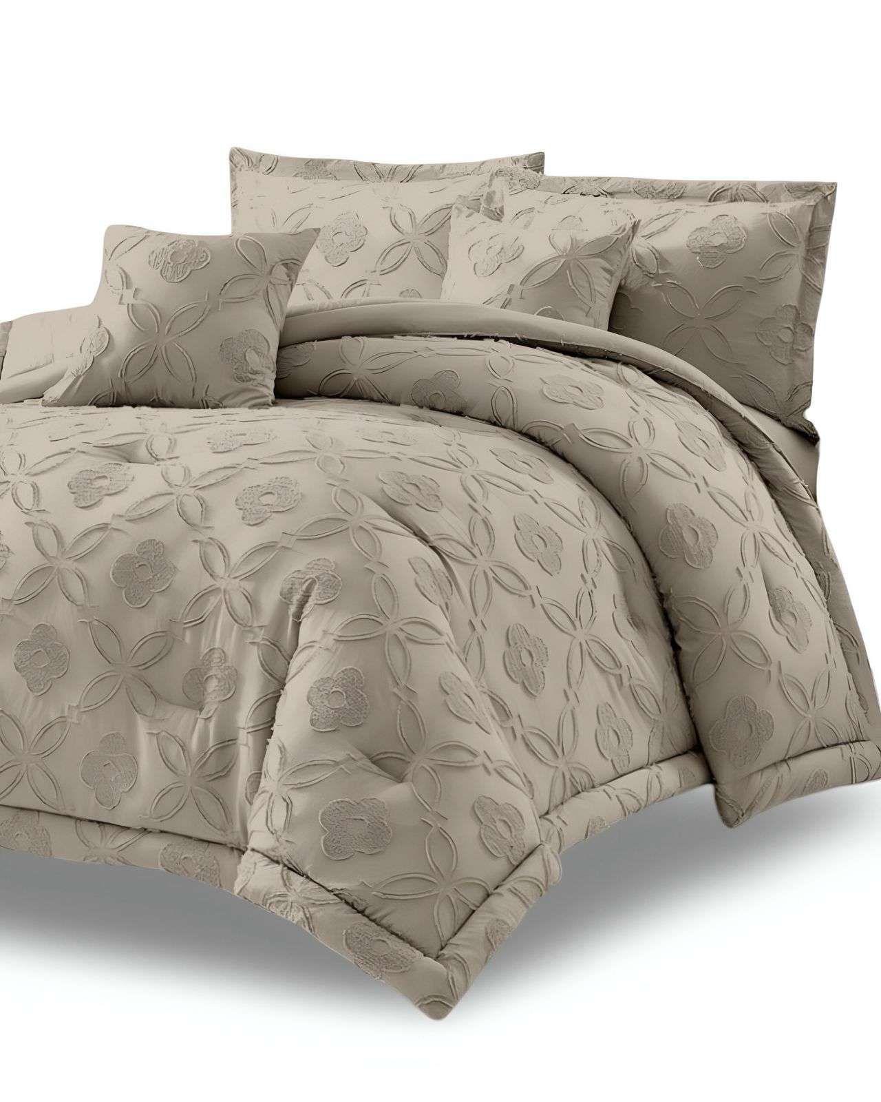 Quilt Decorativo Plaza y Media Cubrecama de Verano con Diseño Exclusivo 01-2