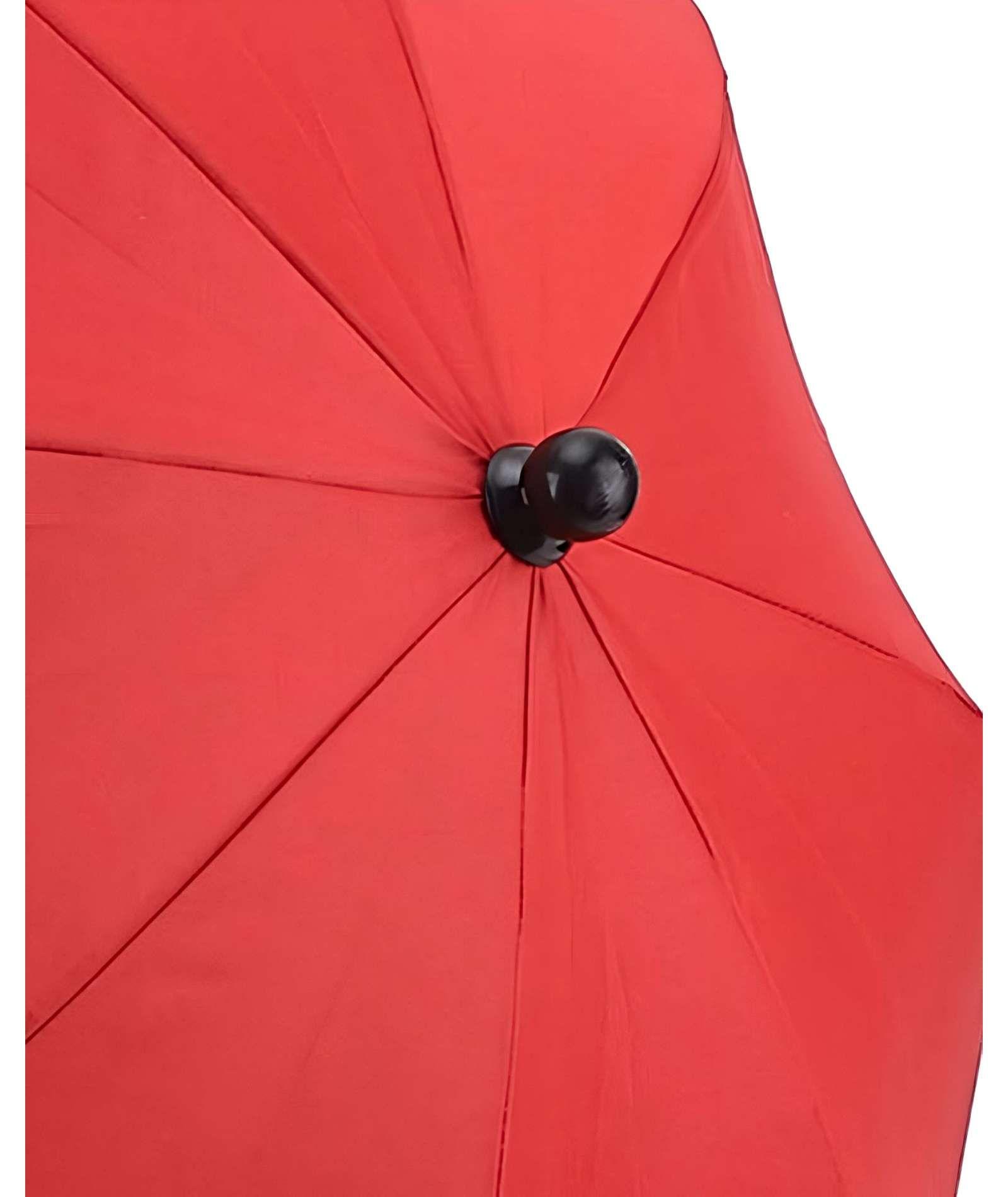 Sombrilla UV portátil para cochecito de bebé ROJO-4
