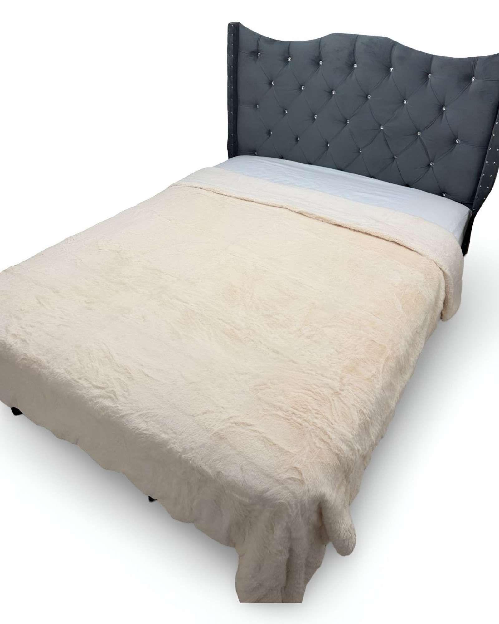 FRAZADA TÉRMICA LUXE DE PLUSH CON CHIPORRO 2 PLAZAS A1-2