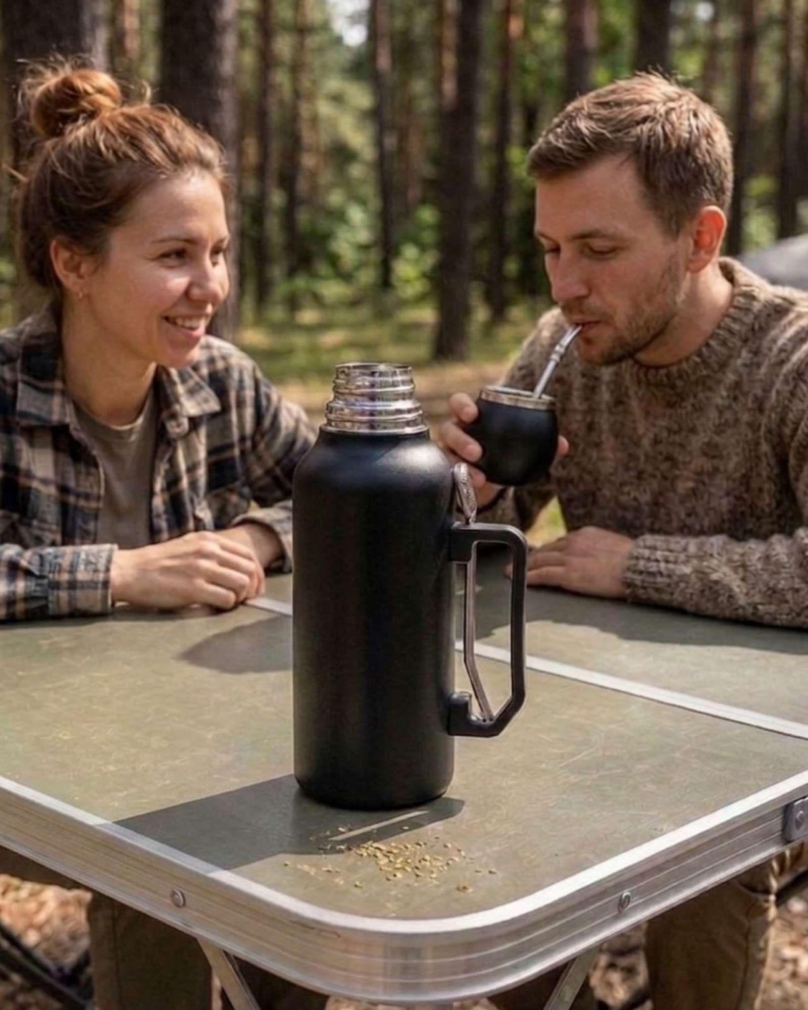Set outdoor Termo Mate Premium Acero InoxidableB5 -1