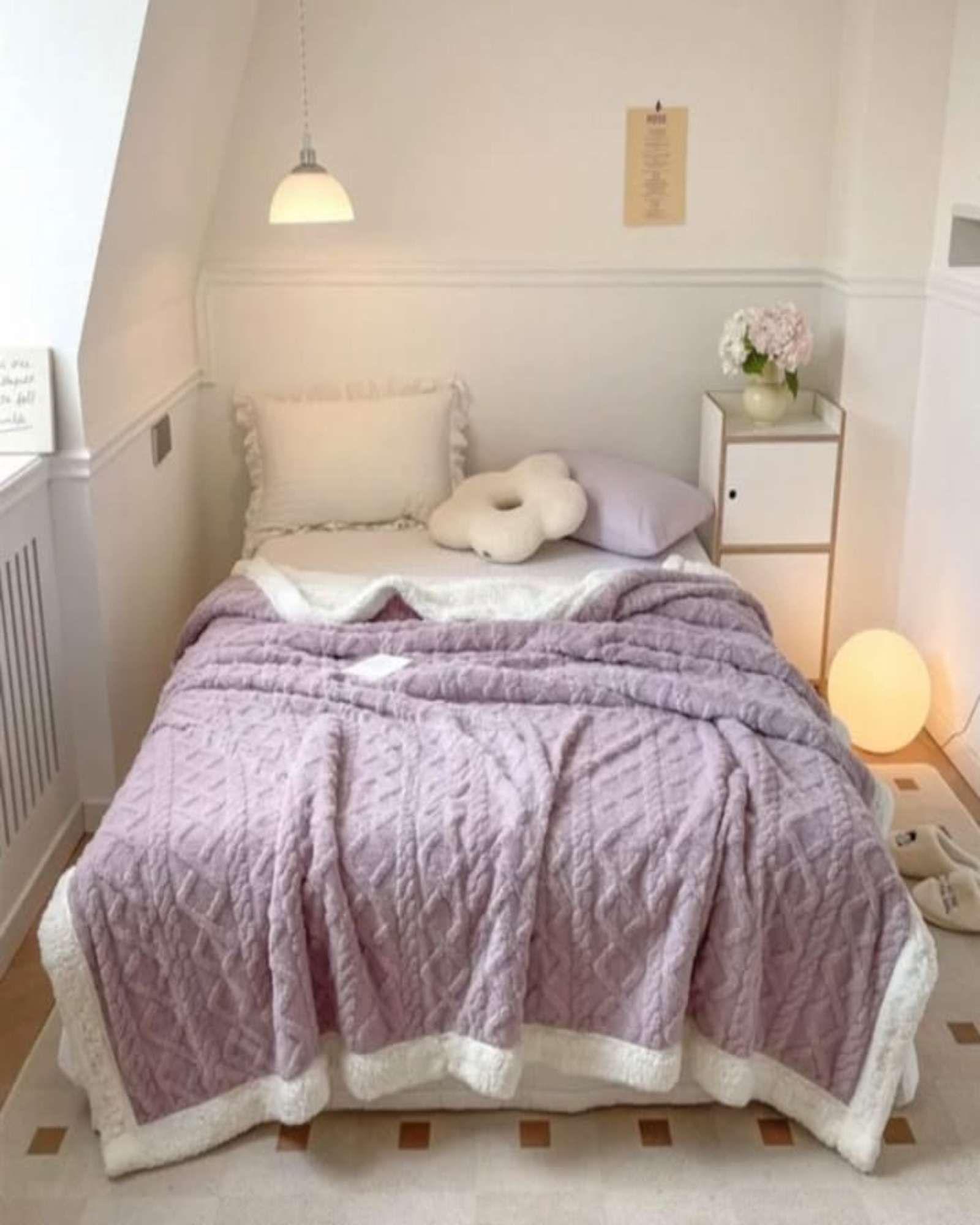 Frazada Invierno Trenzada 2 Plazas 230x200 cm 01-2