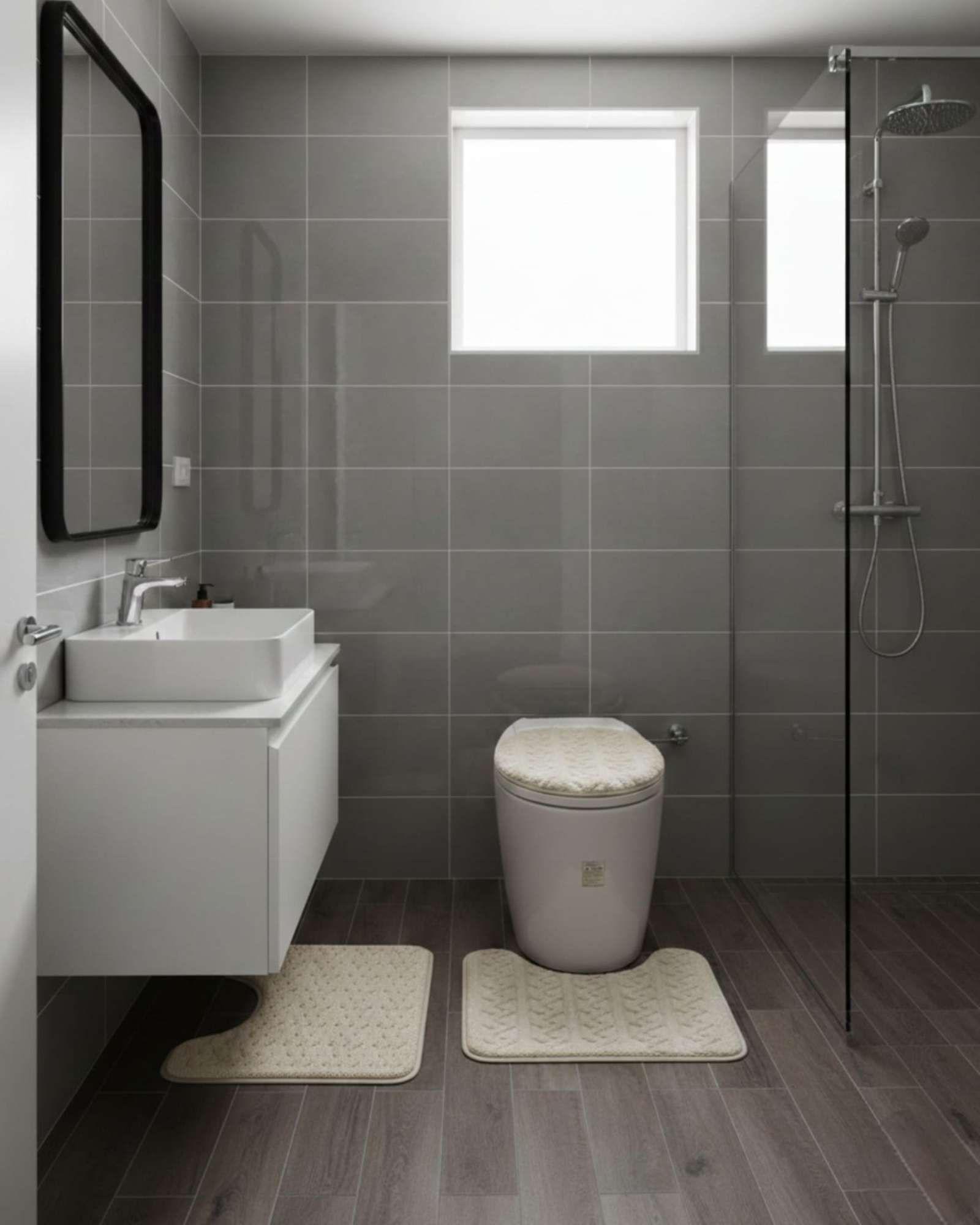 SET DE BAÑO 3 PIEZAS PREMIUM COLECCIÓN TEXTURAS Y ESTILOS A1-4