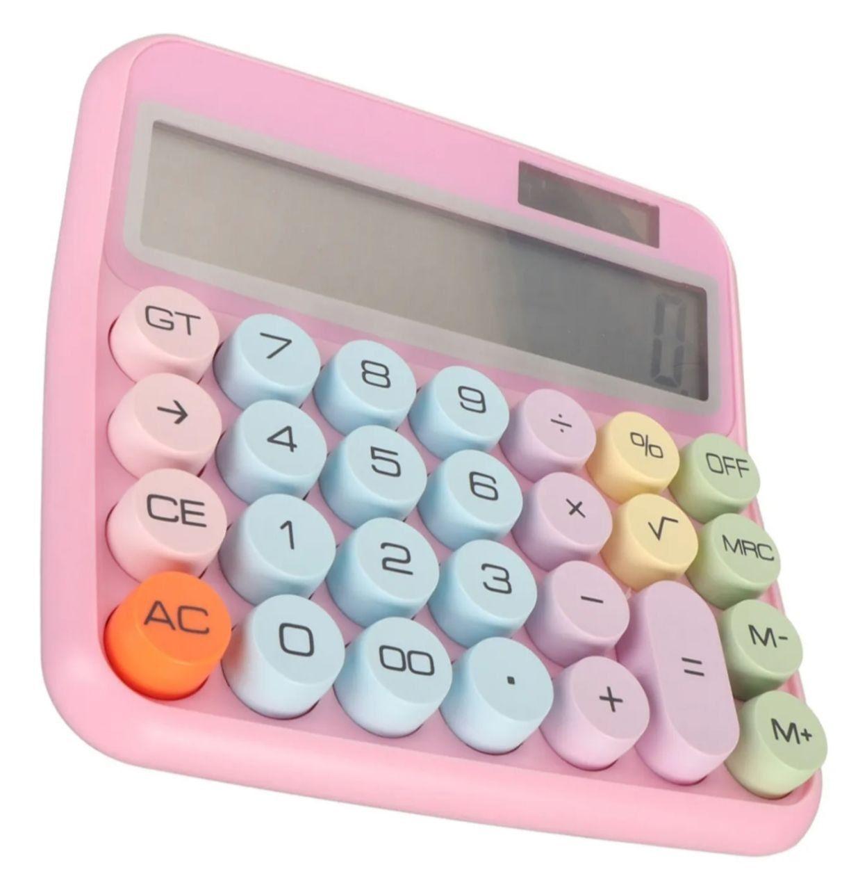 SUMA ESTILO A TU D A Calculadora Kawaii Pastel con Botones Retro-1