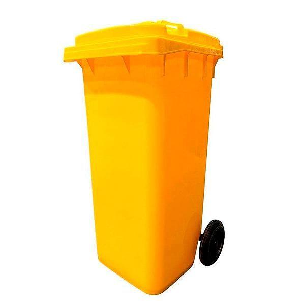 Contenedor de basura 240 Litros Color Amarillo-0