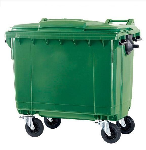 Contenedor de basura 1100 Litros Color Verde-0