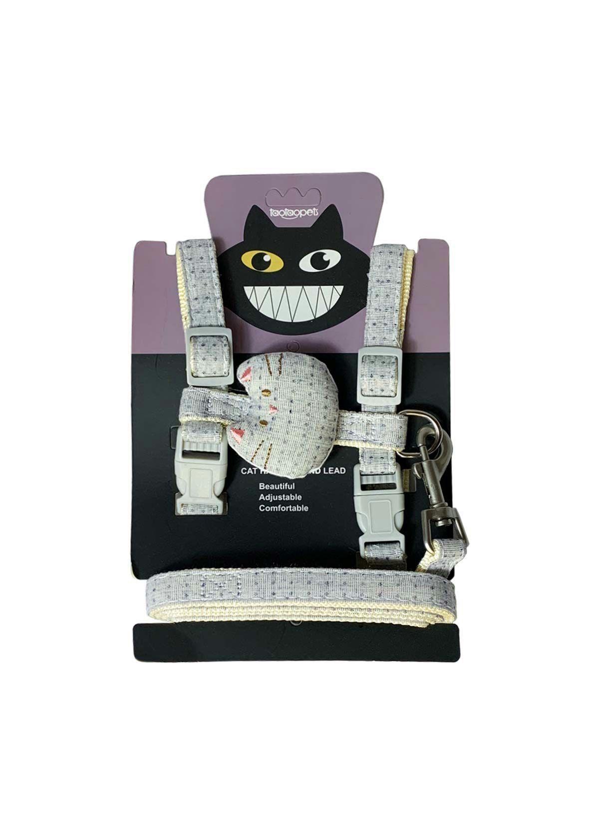 Arnes Transpirable Ajustable y Correa Mascotas Perros Gatos-1