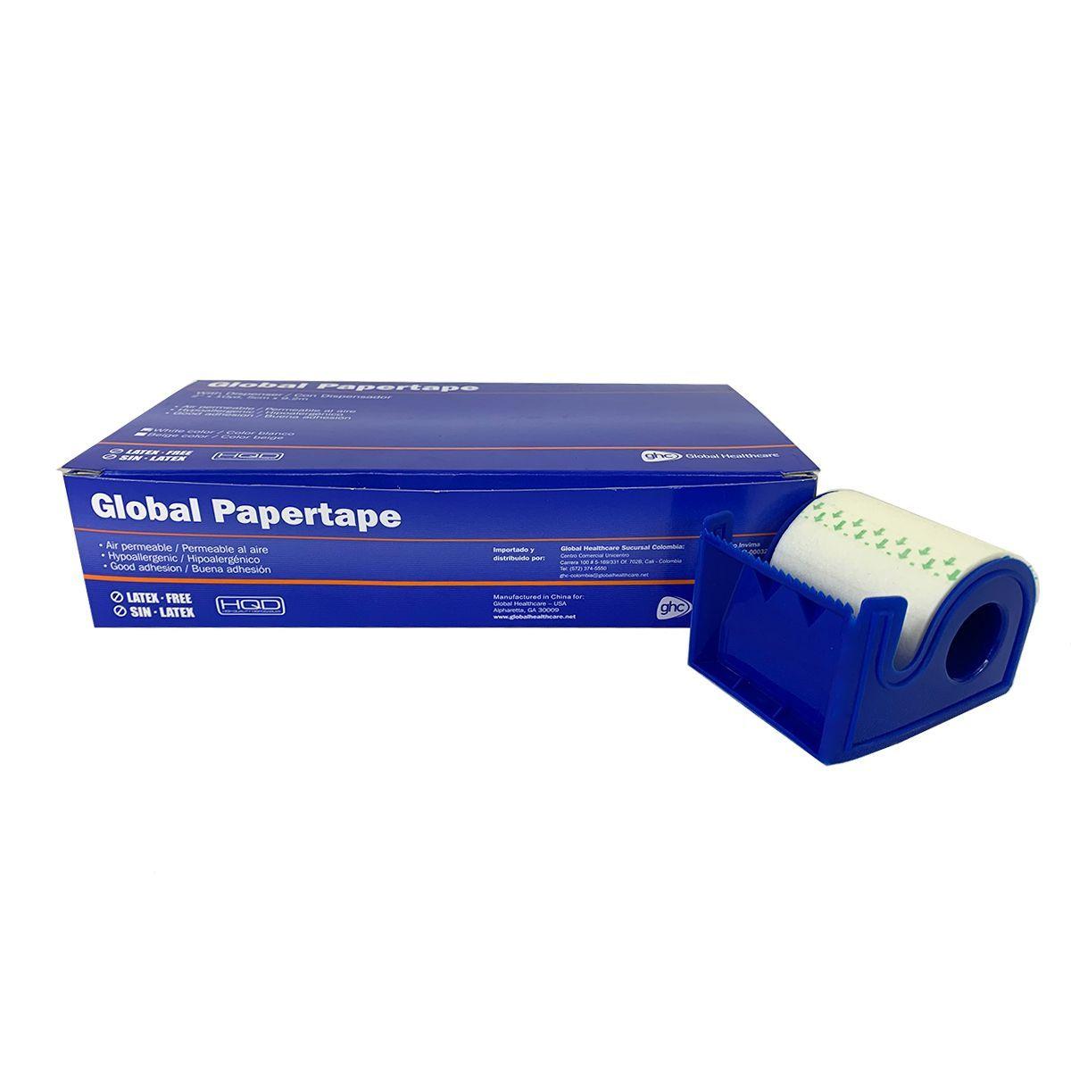 Tela Adhesiva de Papel Microporosa Unidad - 5cm x 9 Mts Blanco-1