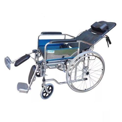 Silla Rueda Neurológica Con Balde Desmontable Reclinable-4