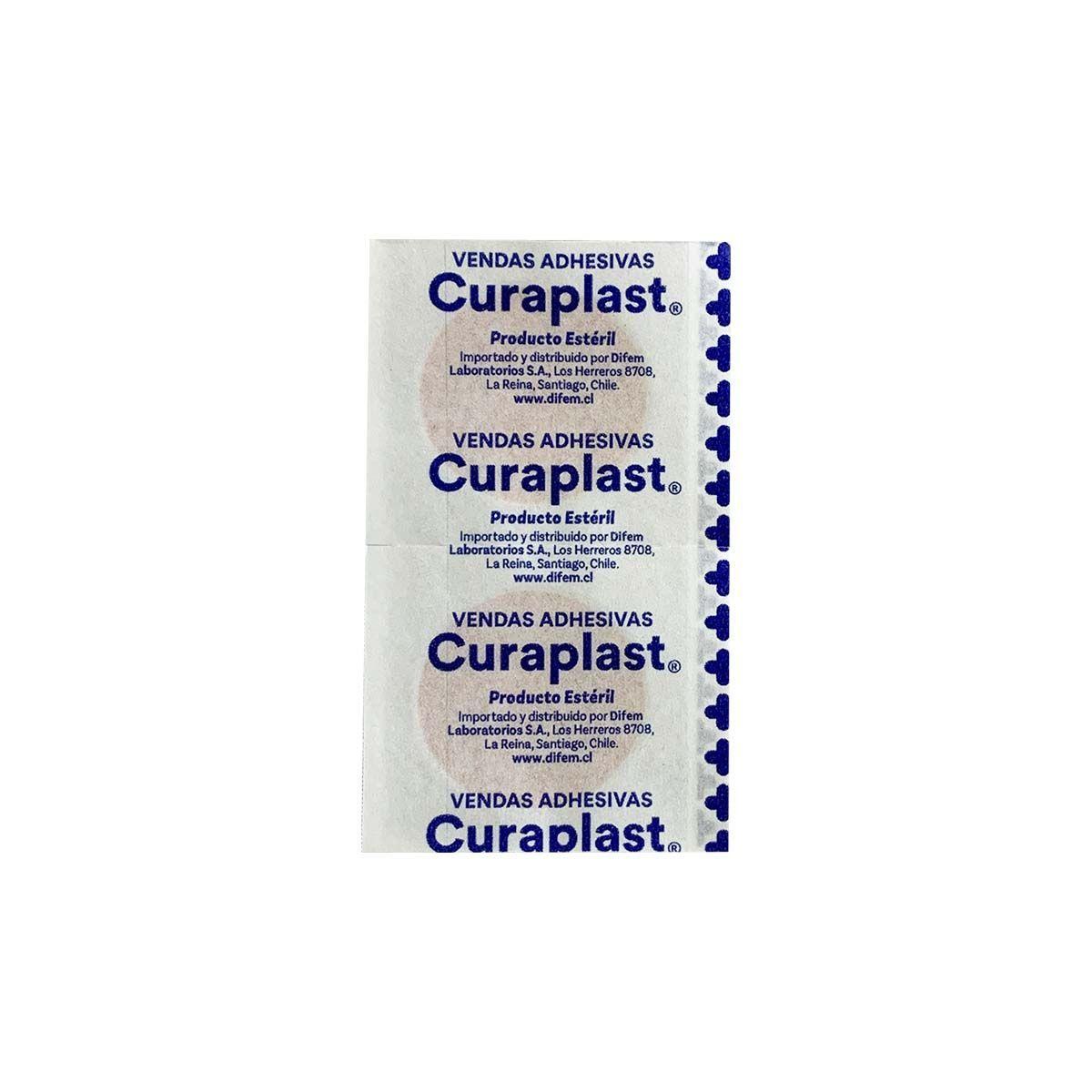 Parche Curita Curaplast Venda Adhesiva Redondo - 100 Unds-1