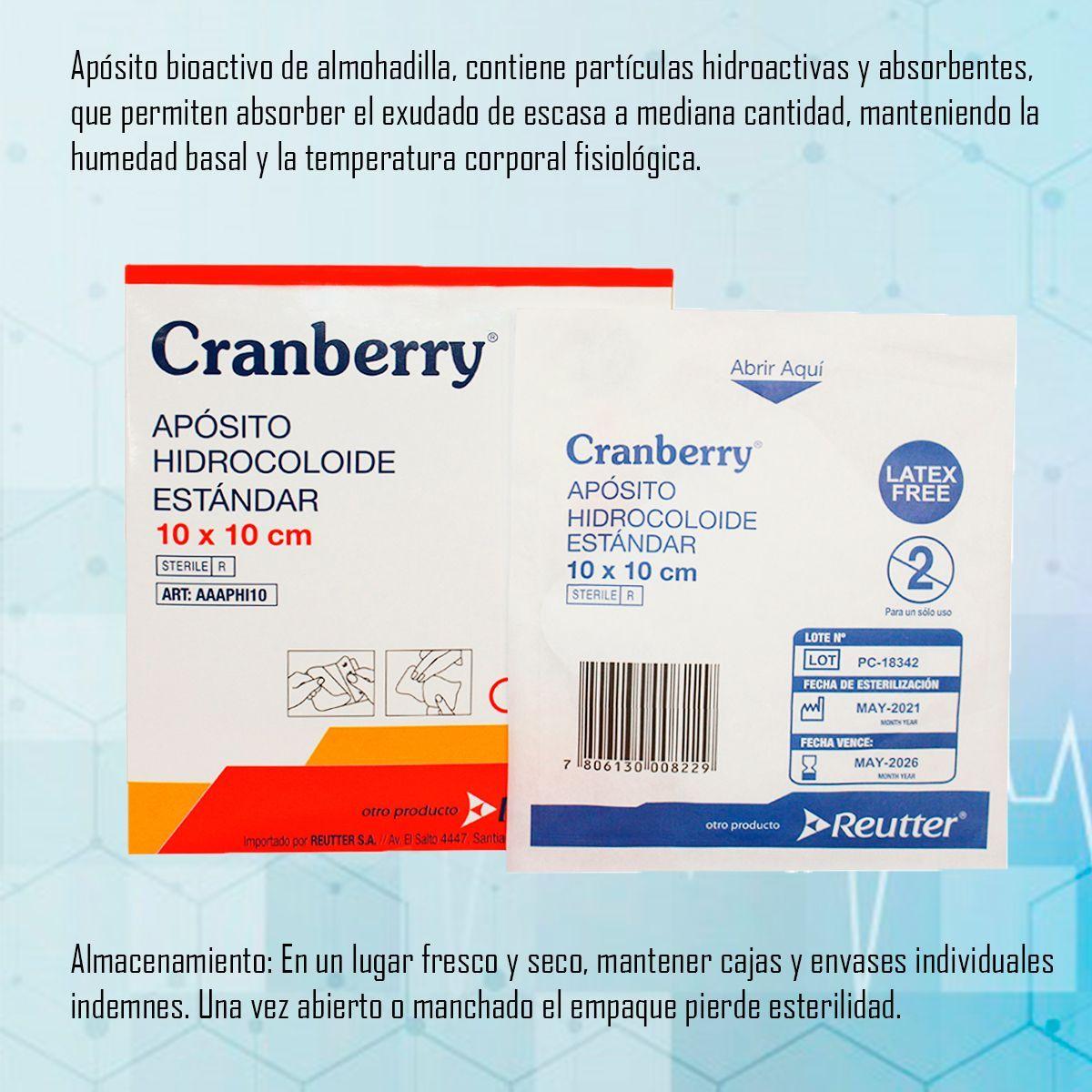 Apósito Hidrocoloide Estándar 10x10cm - Pack De 5 Unidades-3