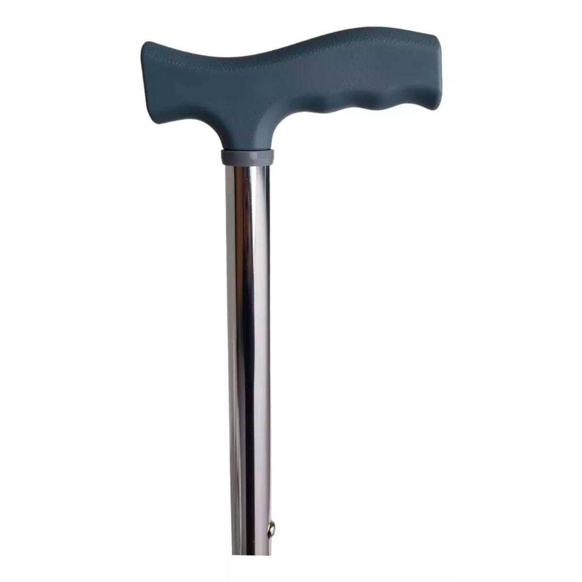 Baston Ortopedico Cuadruple 4 Patas Altura Regulable Tipo T-4