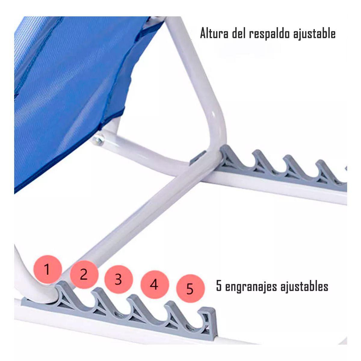 Respaldo Portatil Plegable Cama Para Sentar Enfermos-2
