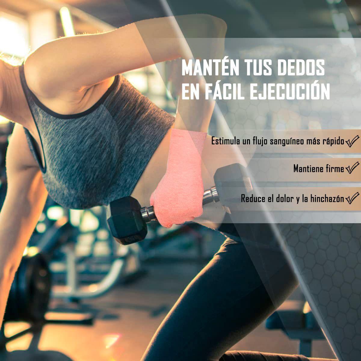 Guantes De Compresión Artritis Artrosis Tenditis Rosado S-5