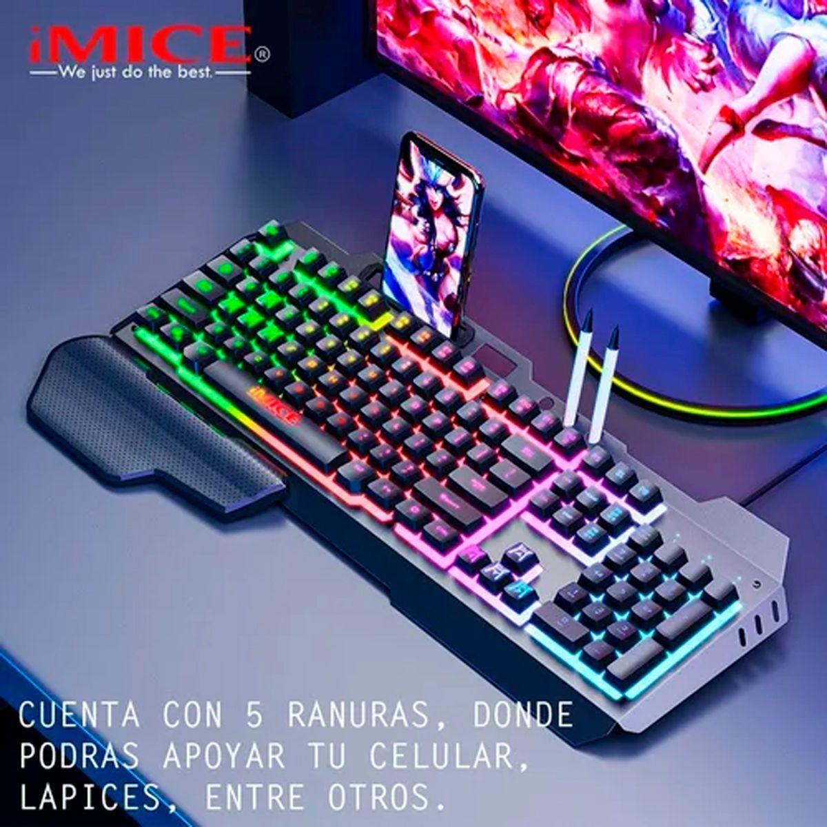 Teclado Gamer Imice Gk-700 Rgb Con Reposa Mano Gaming-5