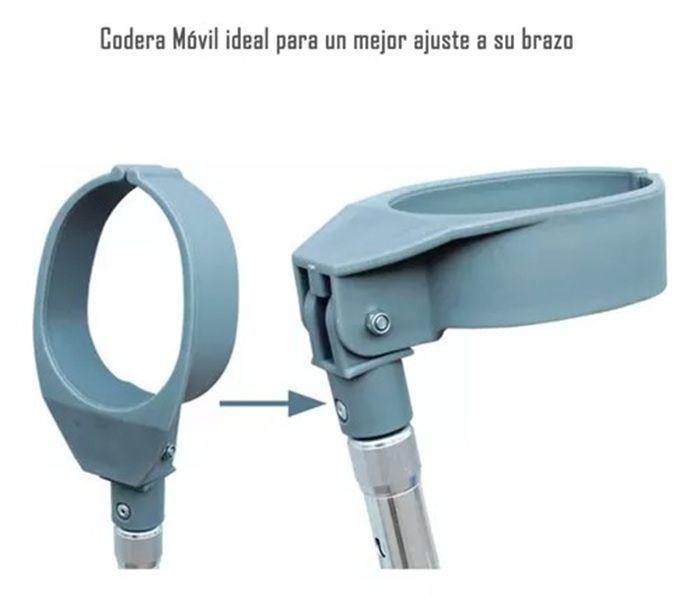 Bastón Ortopedico Muleta Canadiense Codera Movil Unidad-3