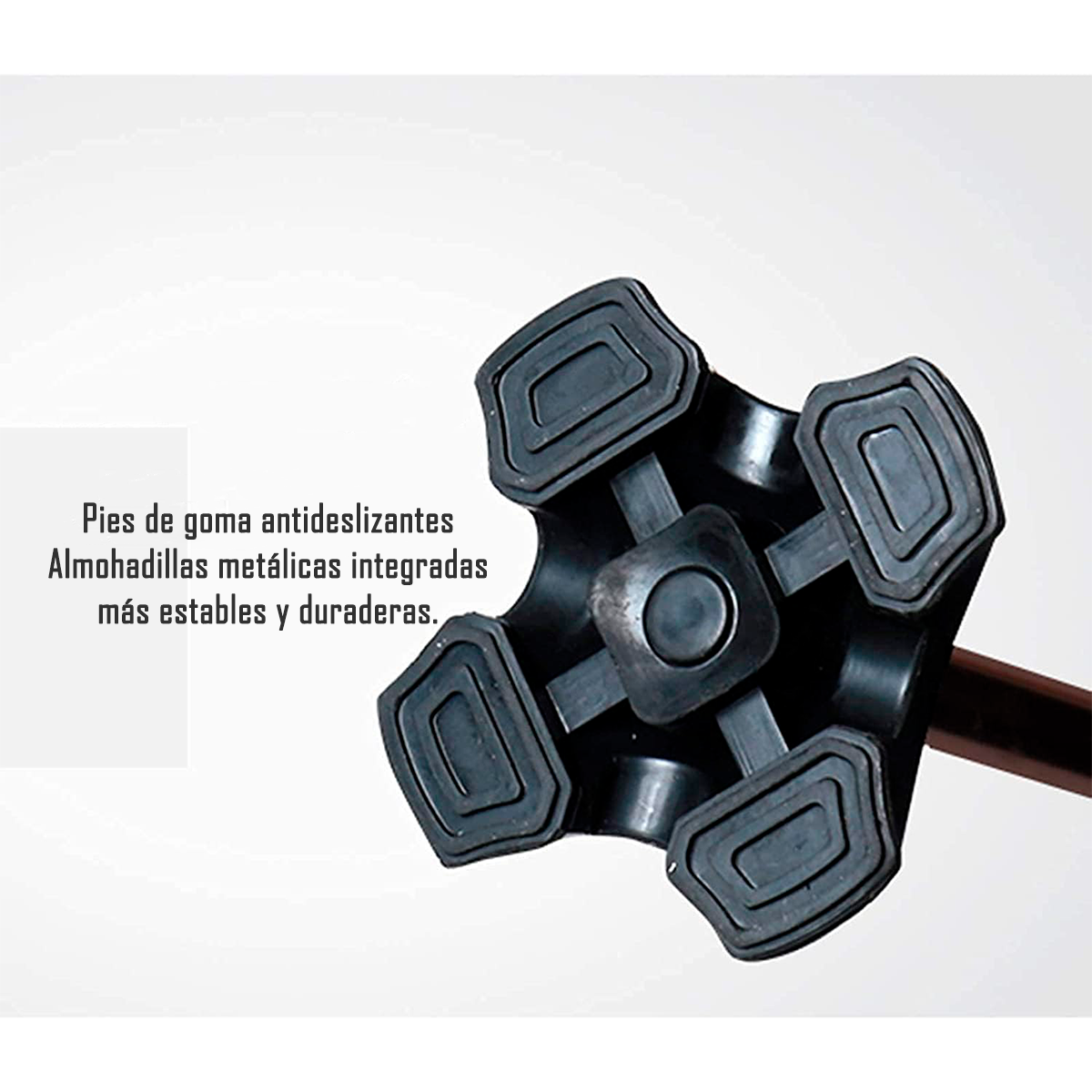 Baston Ortopedico Cuadruple Altura Regulable 4 Apoyos Adulto-4