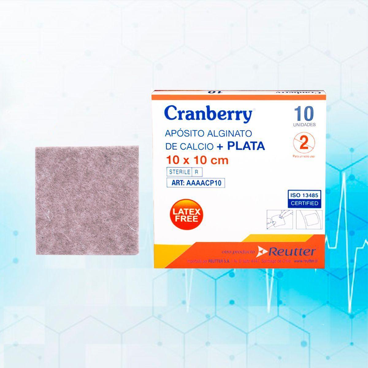 Apósito Alginato De Calcio + Plata 10x10 - Caja De 10 Und-1