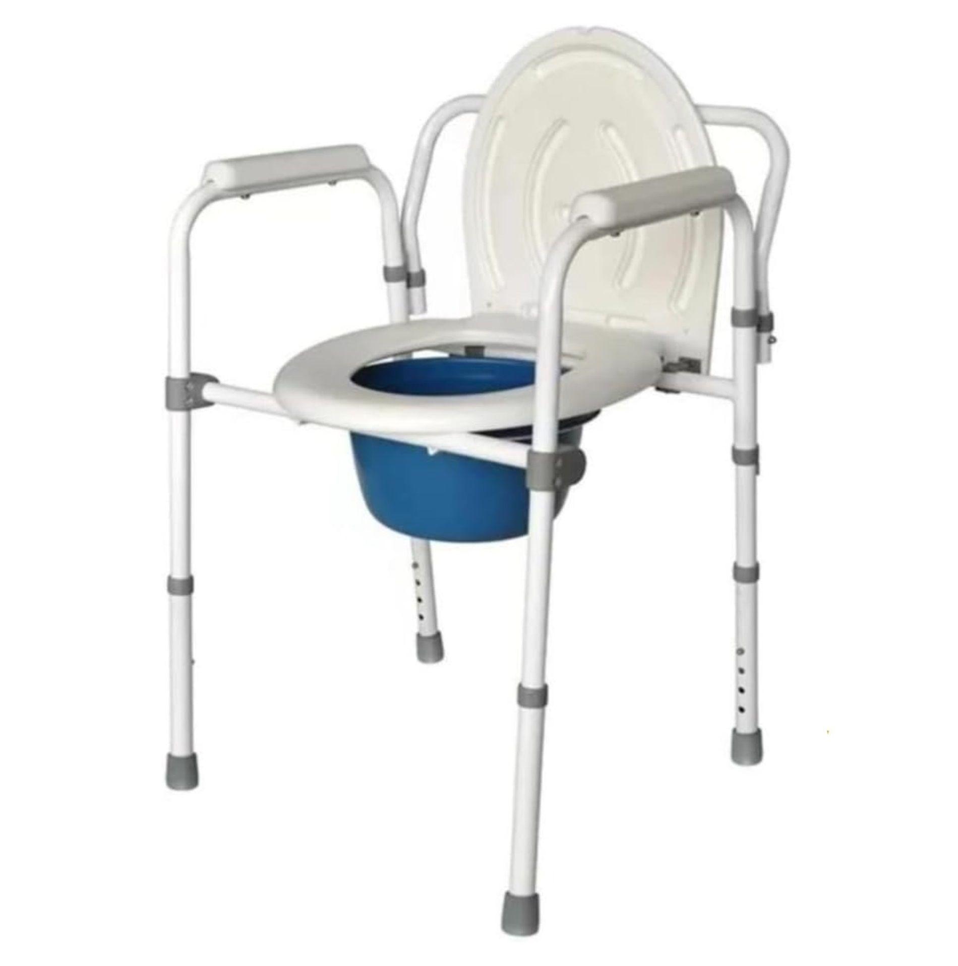 Baño Wc Plegable Inodoro Portátil Altura Regulable Oneder-0