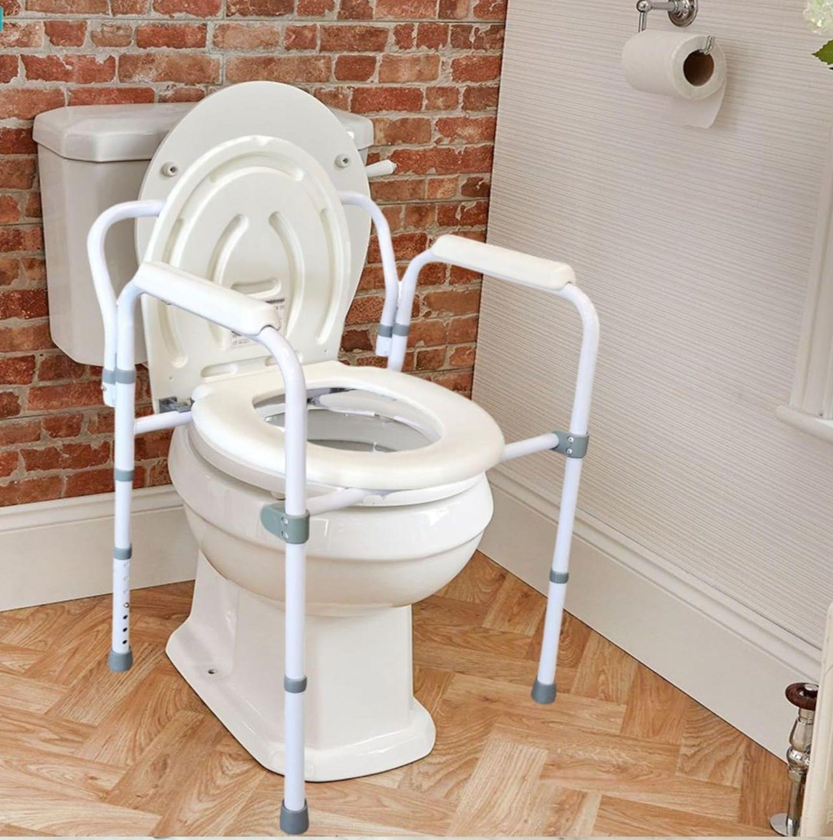 Baño Wc Plegable Inodoro Portátil Altura Regulable Oneder-4