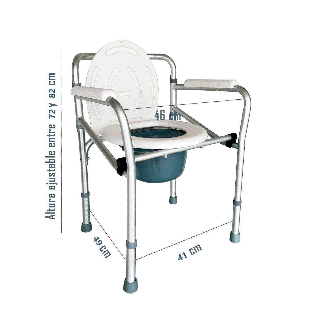 Baño Portátil Inodoro De Aluminio Plegable - Wc-2