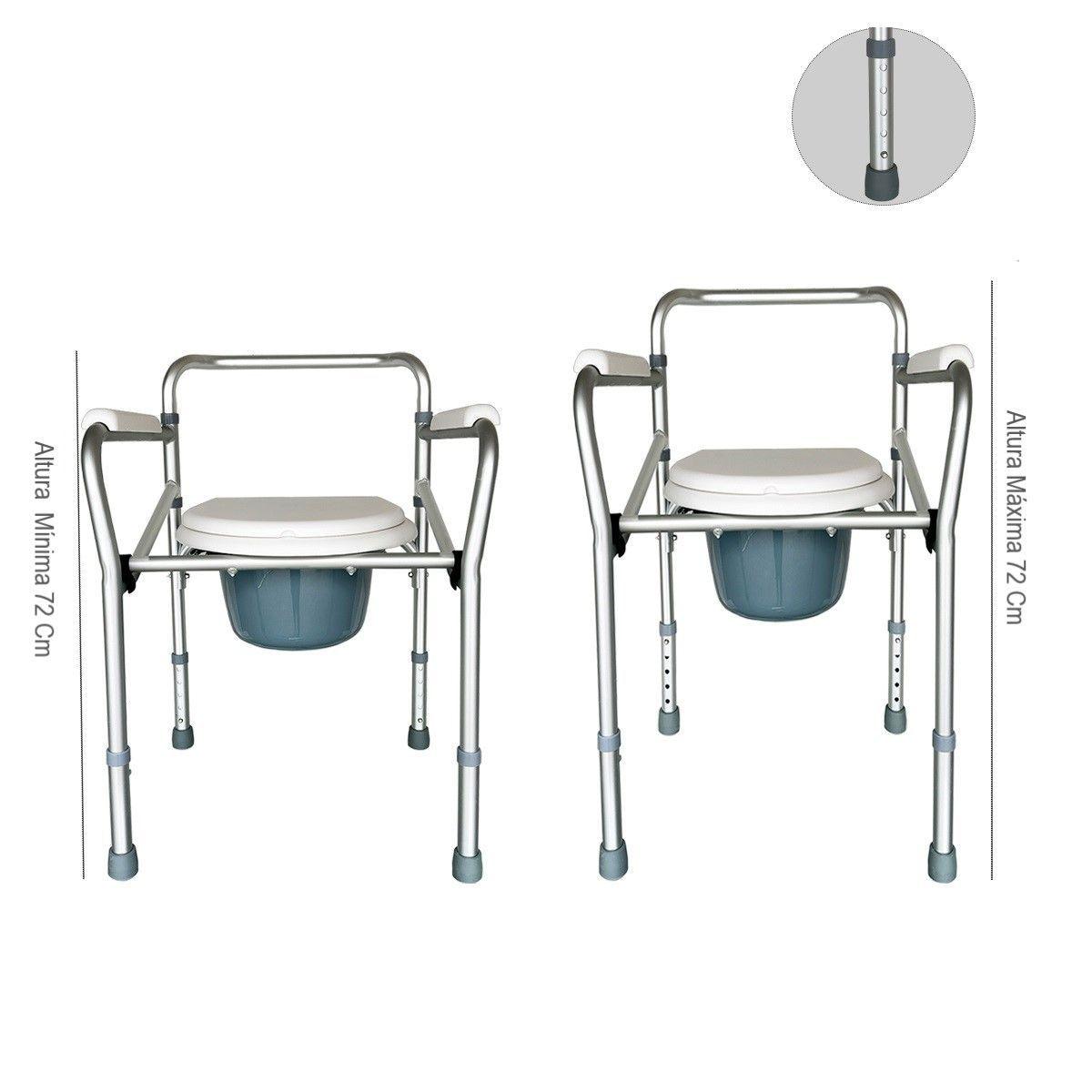 Baño Portátil Inodoro De Aluminio Plegable - Wc-3