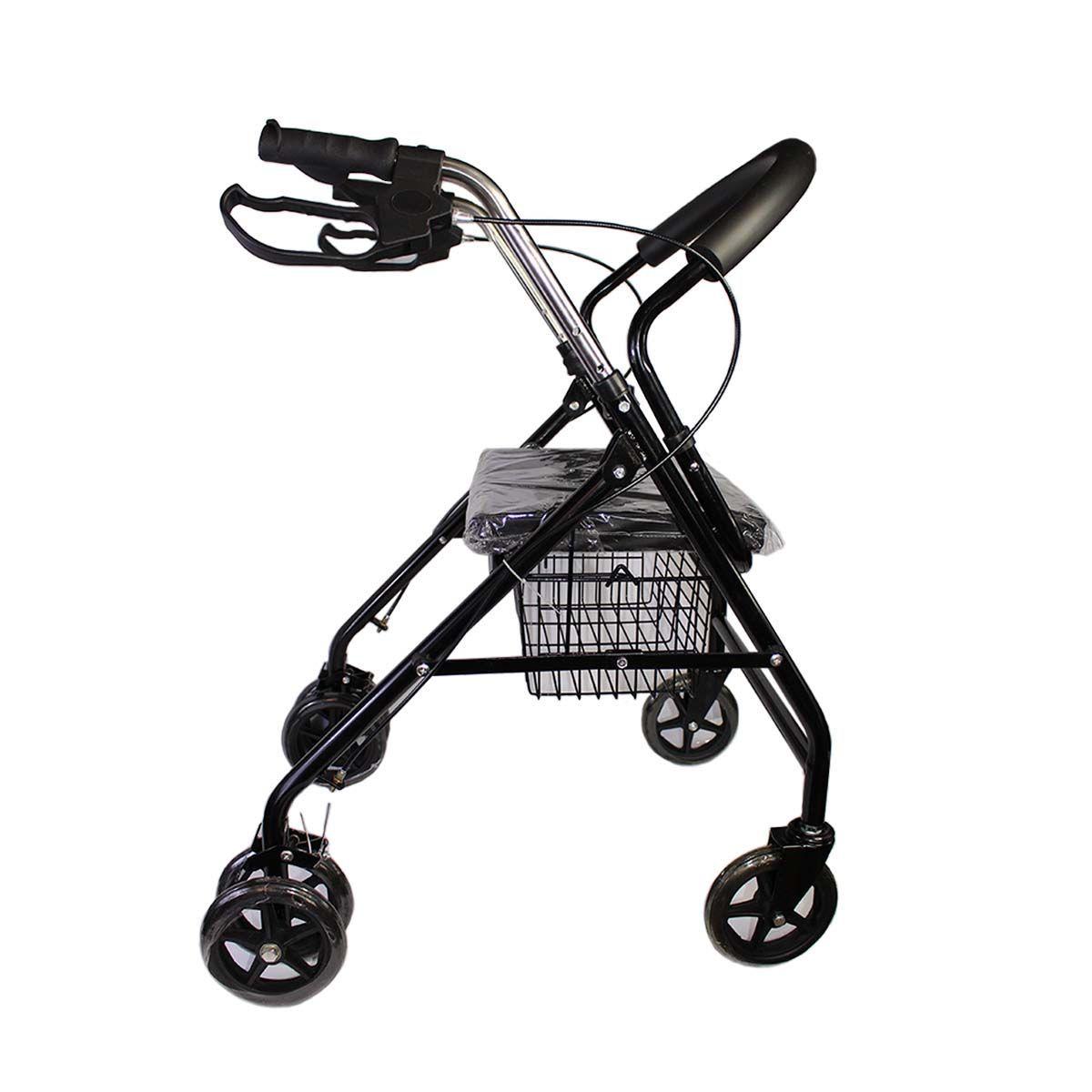 Andador Burrito Con Asiento Plegable 6 Ruedas-3