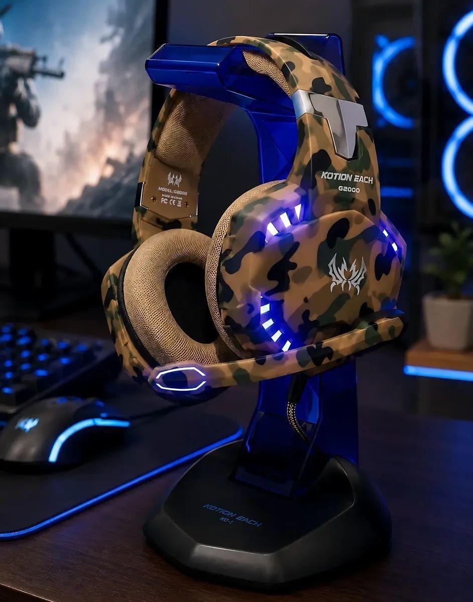 Audifonos Headset Gamer Premium Kottion + Headset Stand-2