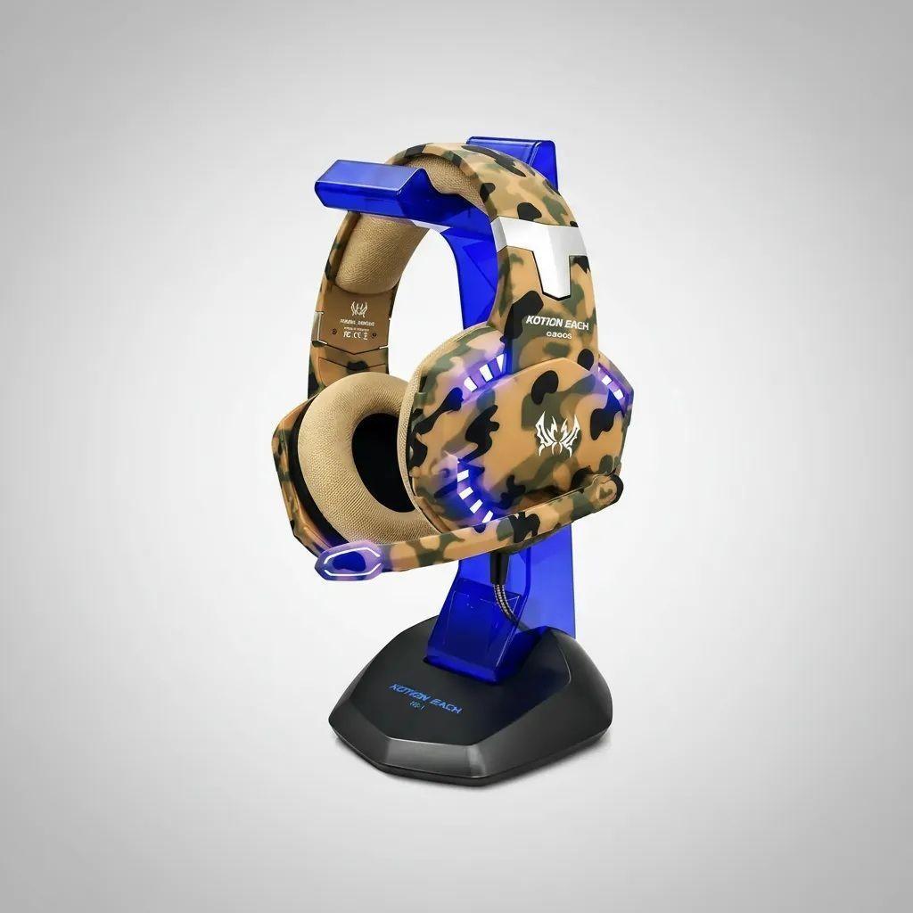 Audifonos Headset Gamer Premium Kottion + Headset Stand-6