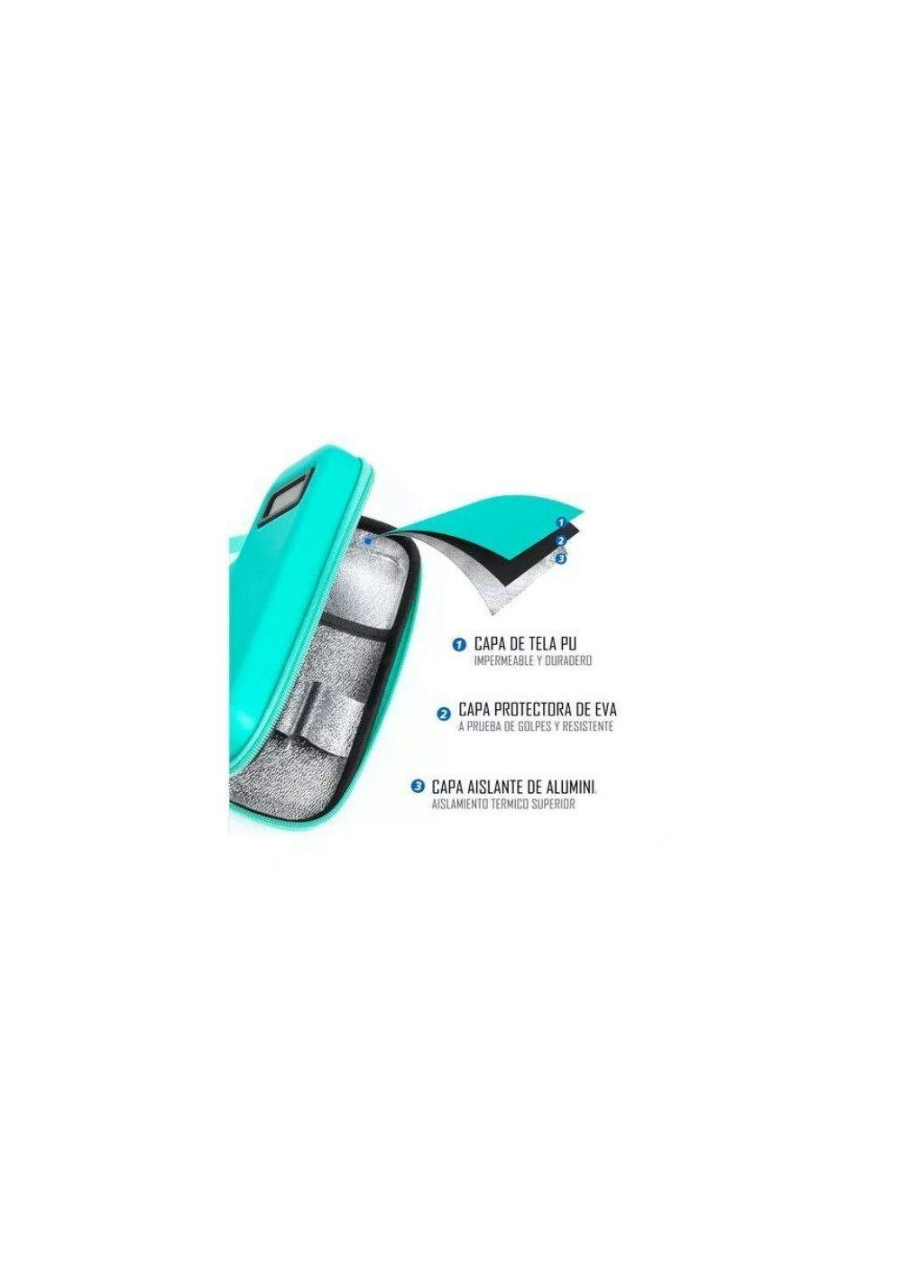 Bolso Estuche De Viaje Cooler Porta Insulina Diabéticos Verde-1