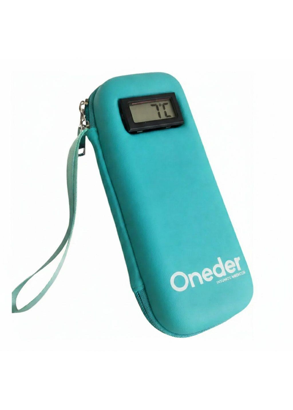 Bolso Estuche De Viaje Cooler Porta Insulina Diabéticos Verde-2