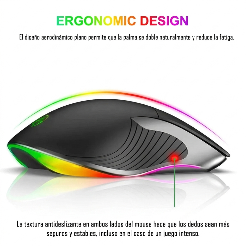 Mouse Gamer Premium Imice X6 6400 Dpi Retroiluminado-4
