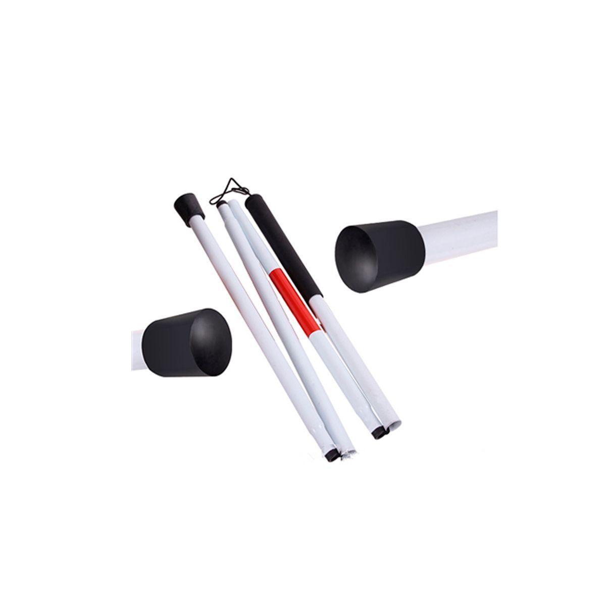 Bastón de Aluminio Plegable Para Ciegos No Vidente Reflectante-5