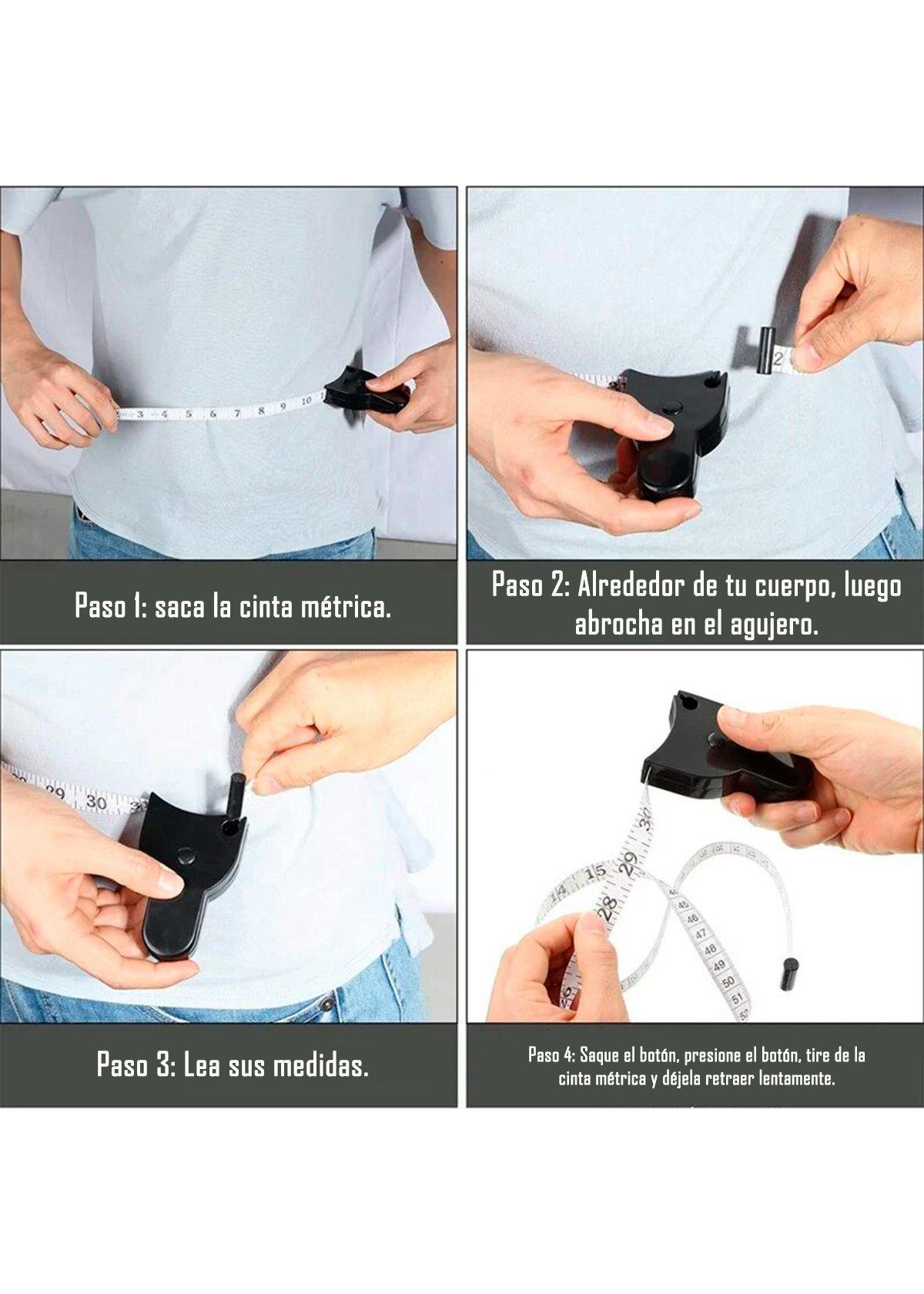 Cinta O Huincha Para Medir Perimetro Corporal Retractil-4