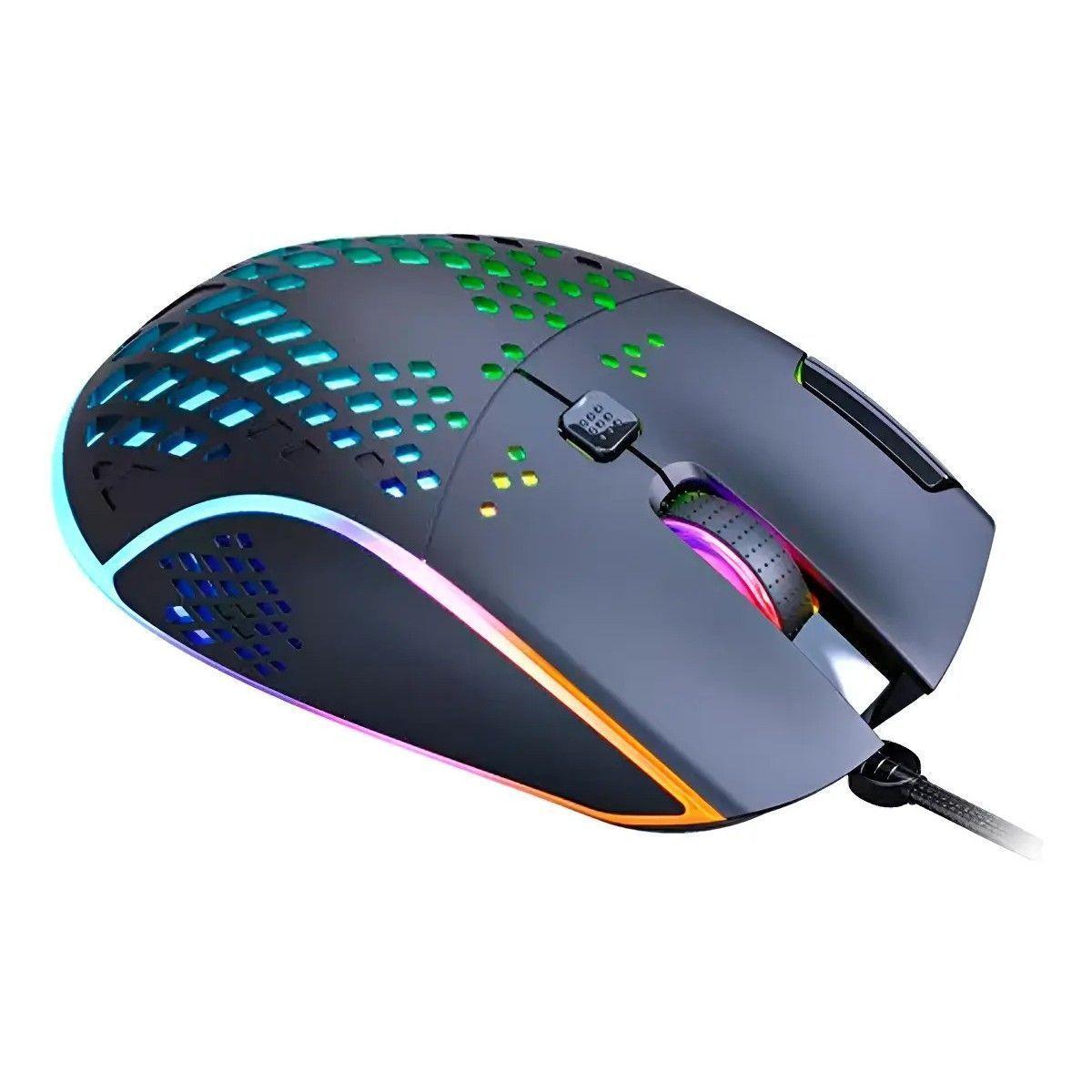 Mouse Gamer Luz Led T97 Rgb 7200 DPI-3