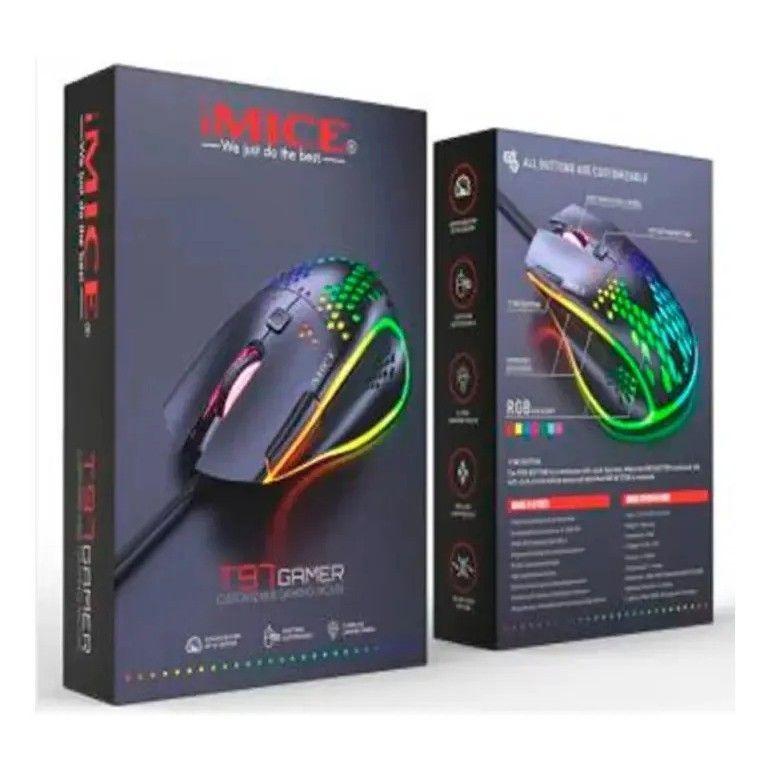 Mouse Gamer Luz Led T97 Rgb 7200 DPI-4