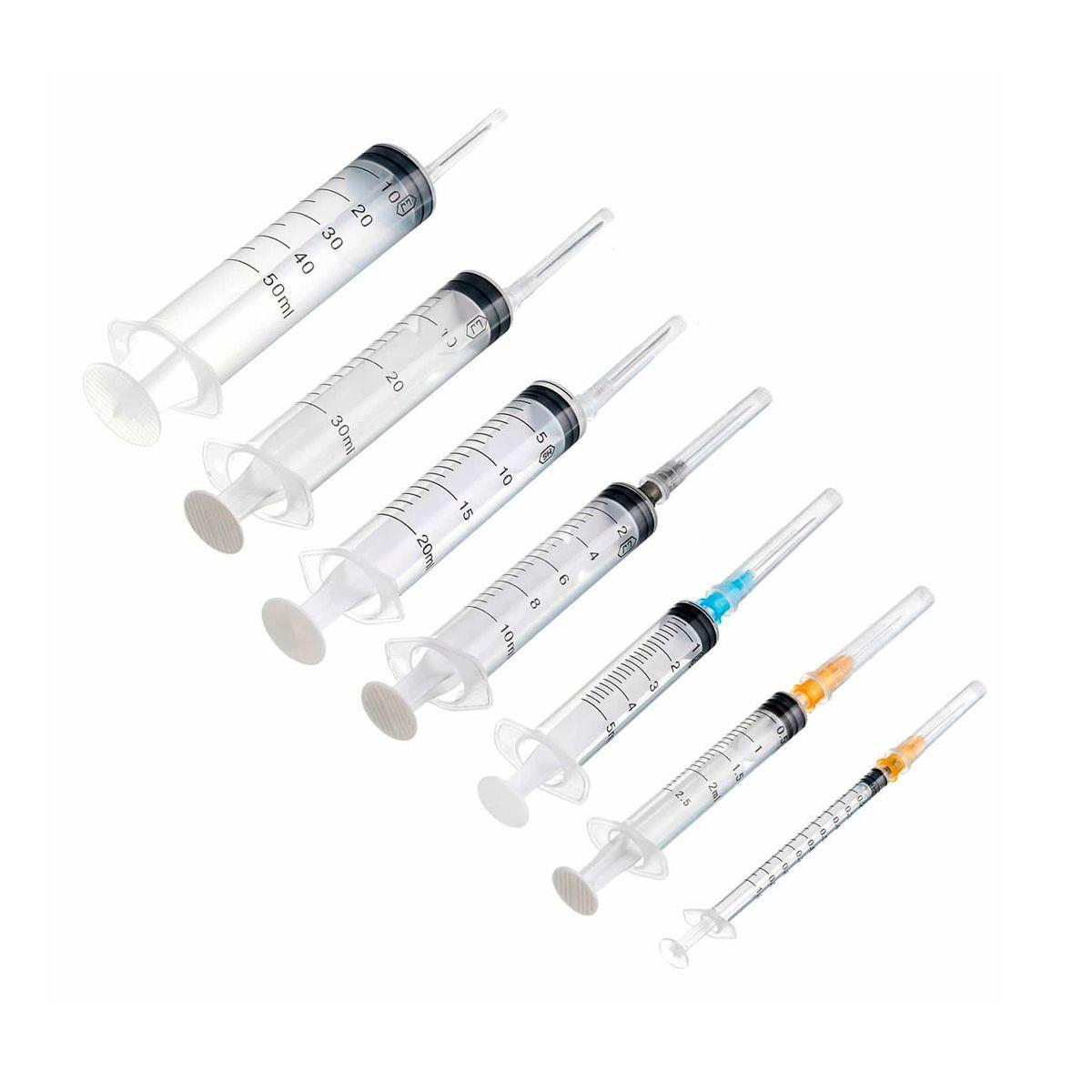 Jeringa Desechable 3ml Luer Lock 21g Pack De 10 Unid-0