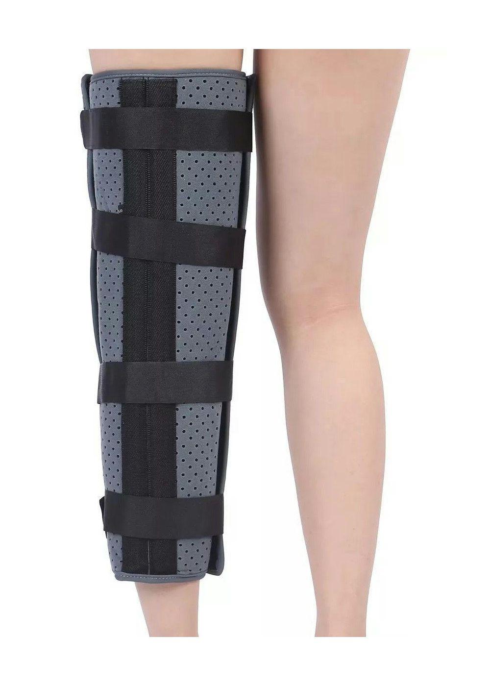 Inmovilizador De Rodilla Largo Con Velcro Ajustable Oneder Talla S-3