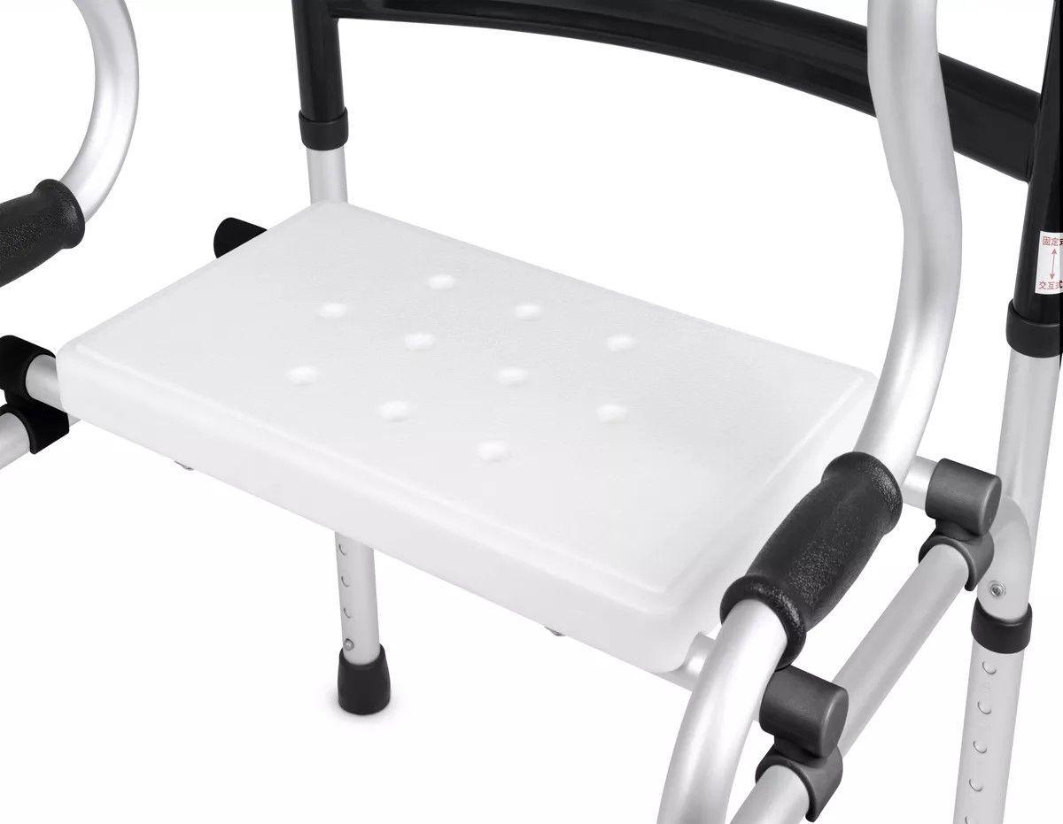Andador Burrito Plegable 2 En 1 Silla De Ducha Portatil-3