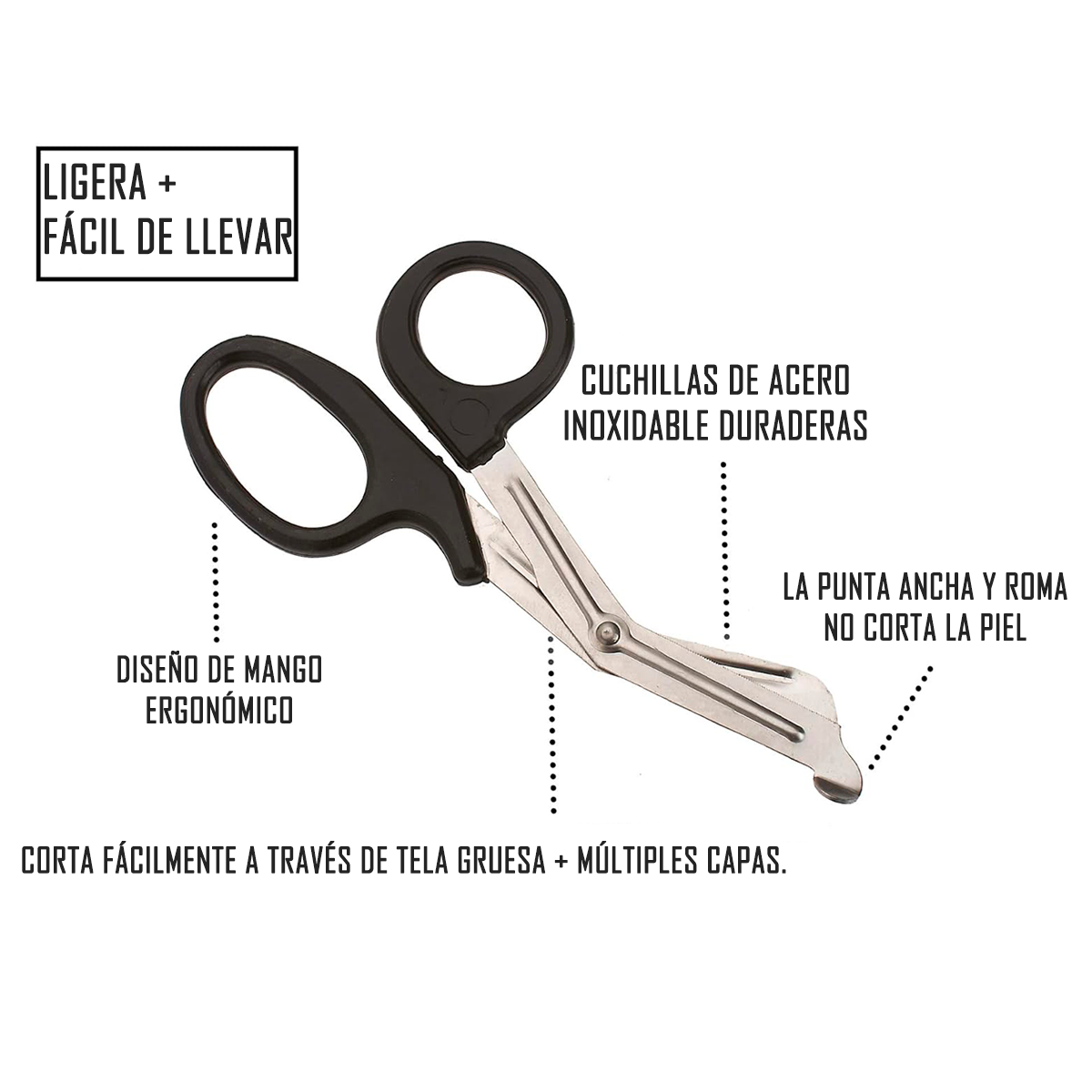 Tijera De Trauma Primeros Auxilios Equipos De Emergencia-3
