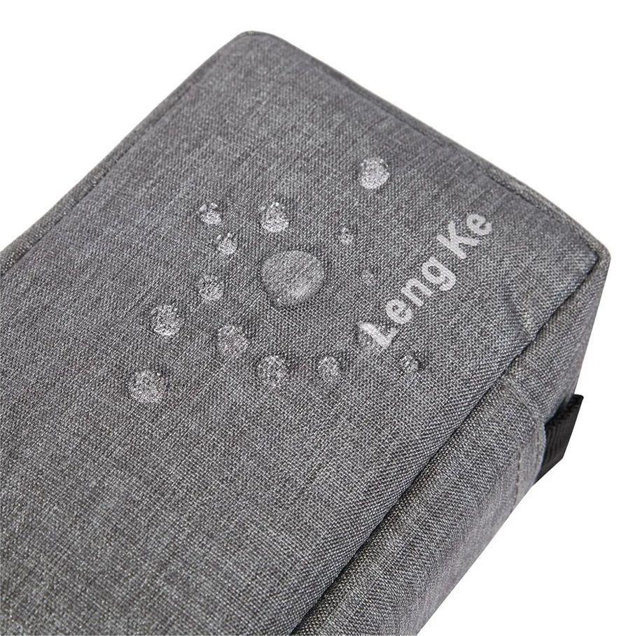 Enfriador Estuche Viaje Diabéticos,bolsa Enfriadora Medicina Gris-4