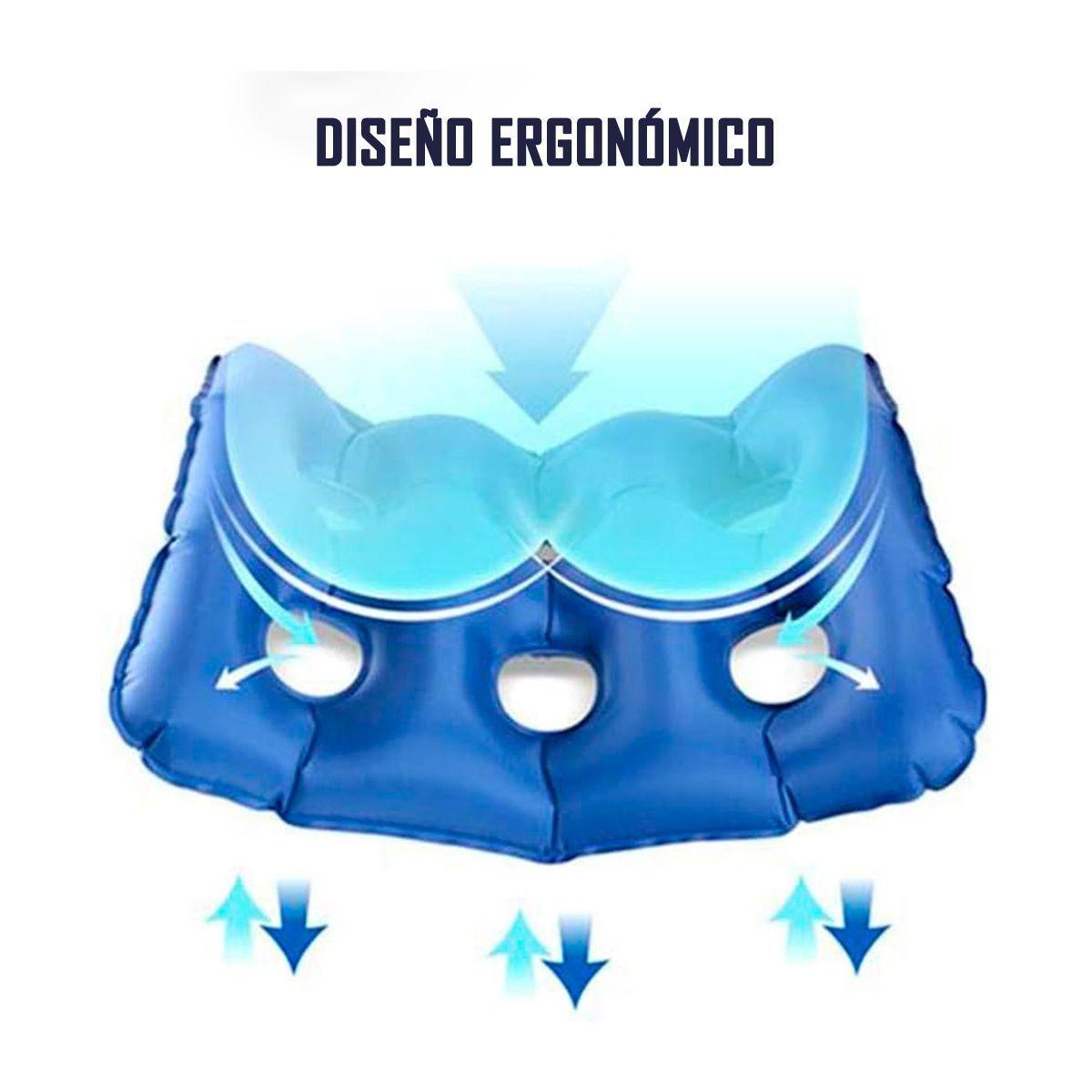 Cojin Antiescaras para Silla de Ruedas Ortopédico Inflable-3