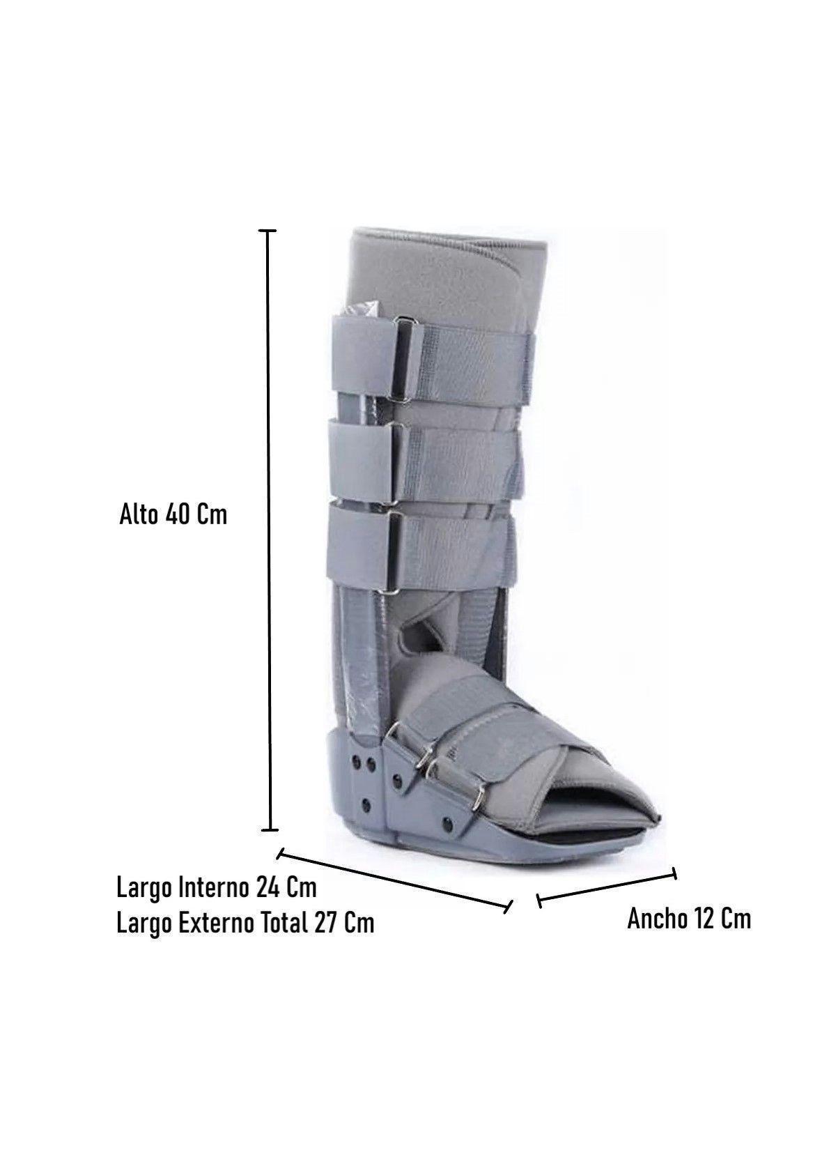 Bota Ortopédica Cam Walker Larga Gris Adulto Oneder Talla S-2